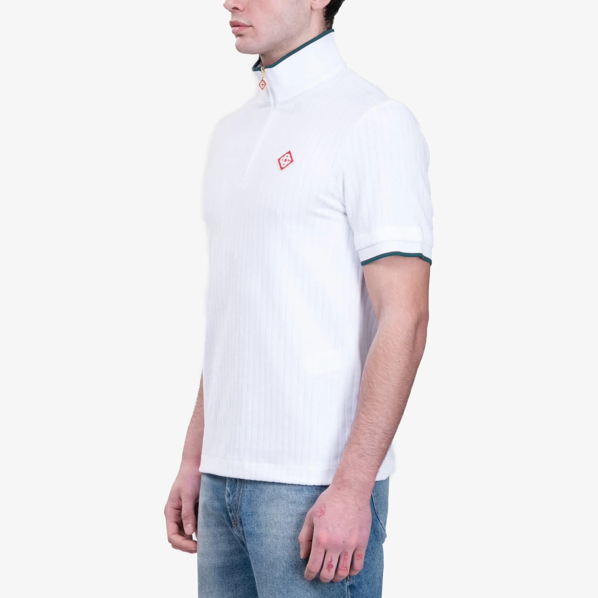 Quarter Zip Velour Top - Image 3