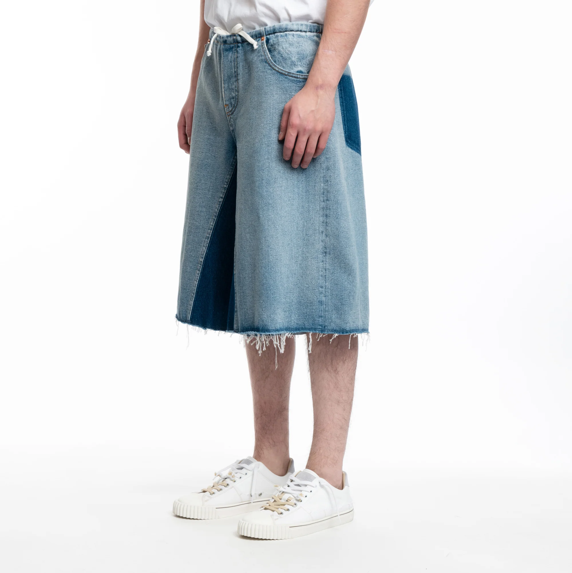 Raw Dyed Denim Shorts - Image 3