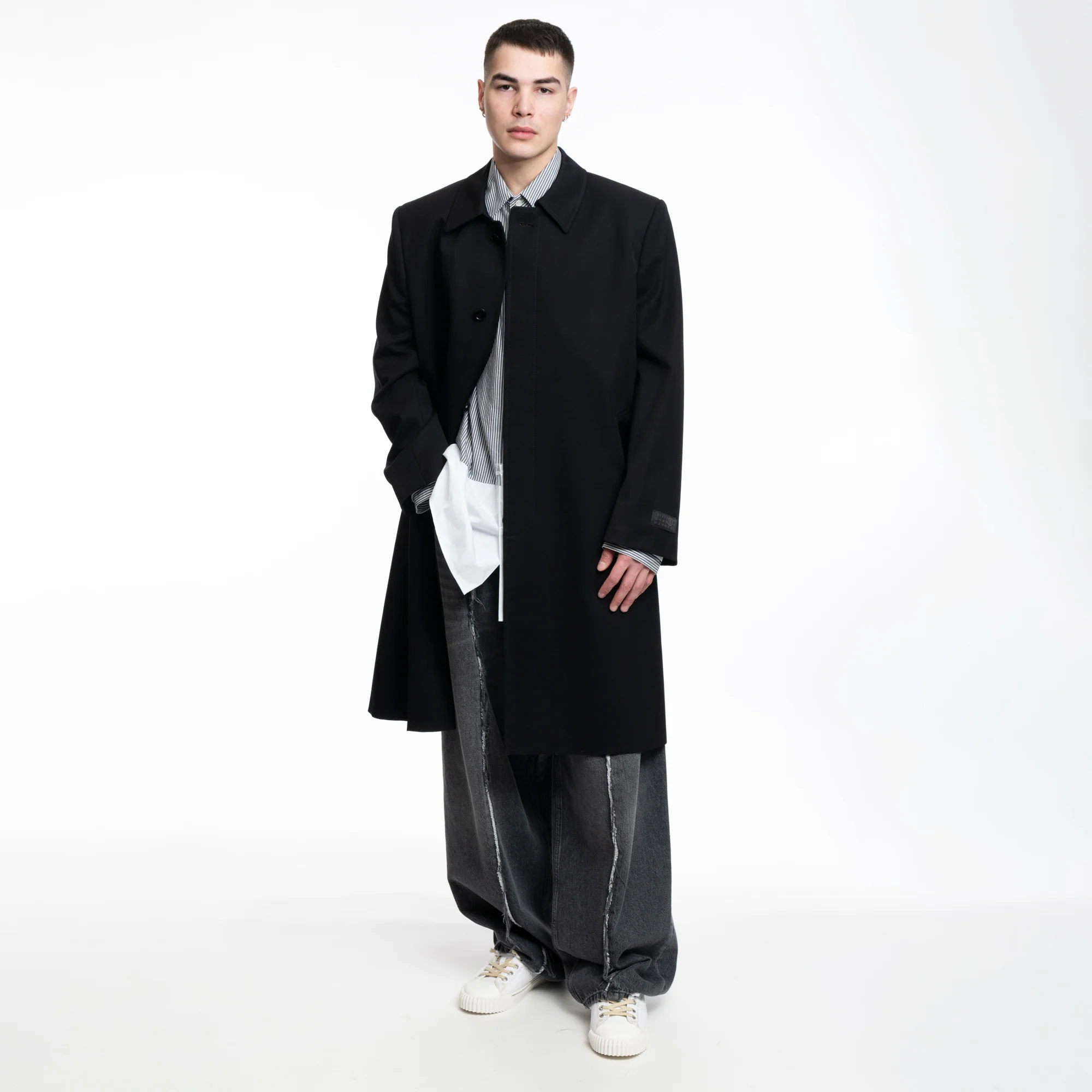 Raw Pleat Jeans - Image 2