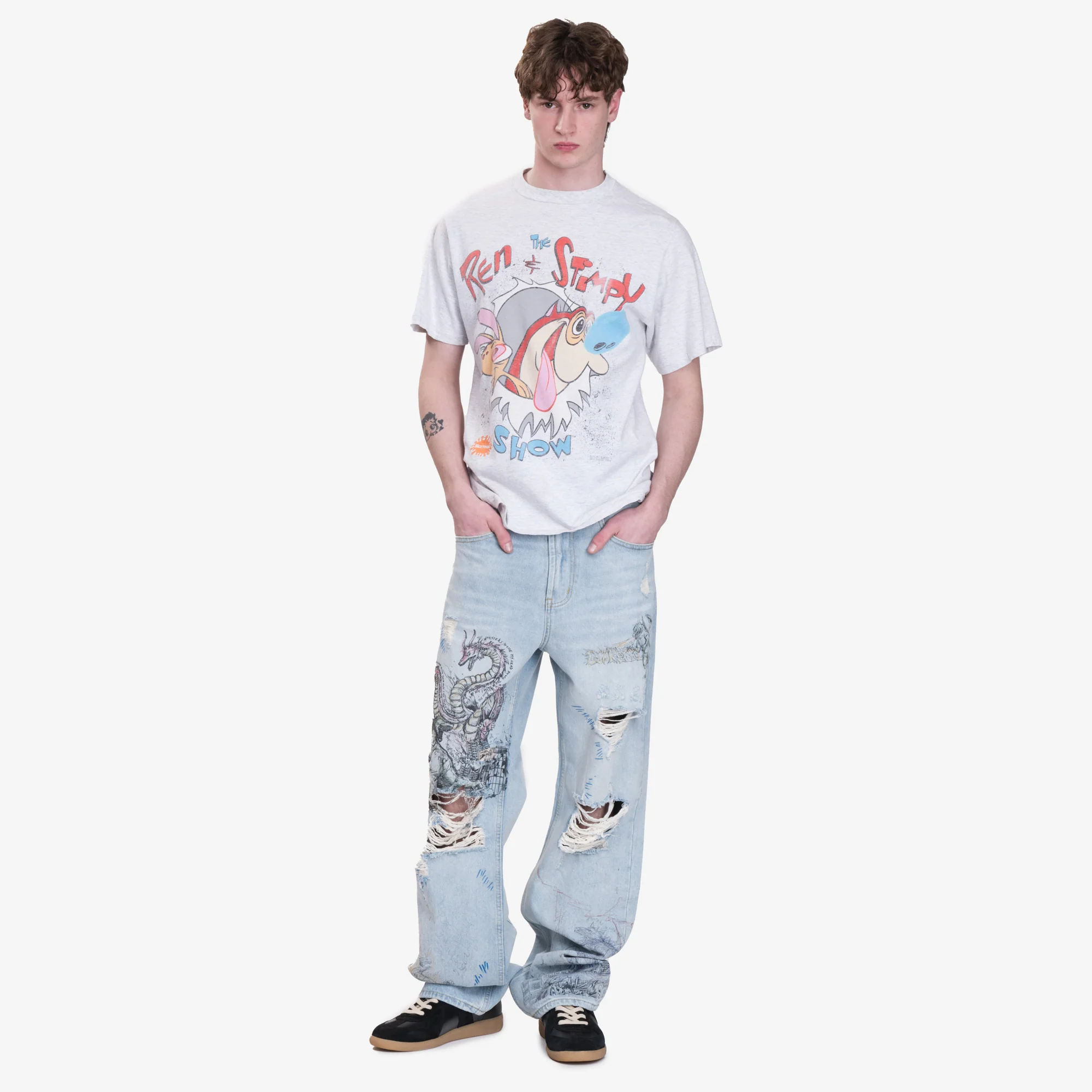 Ren and Stimpy Vintage T-Shirt - Image 2
