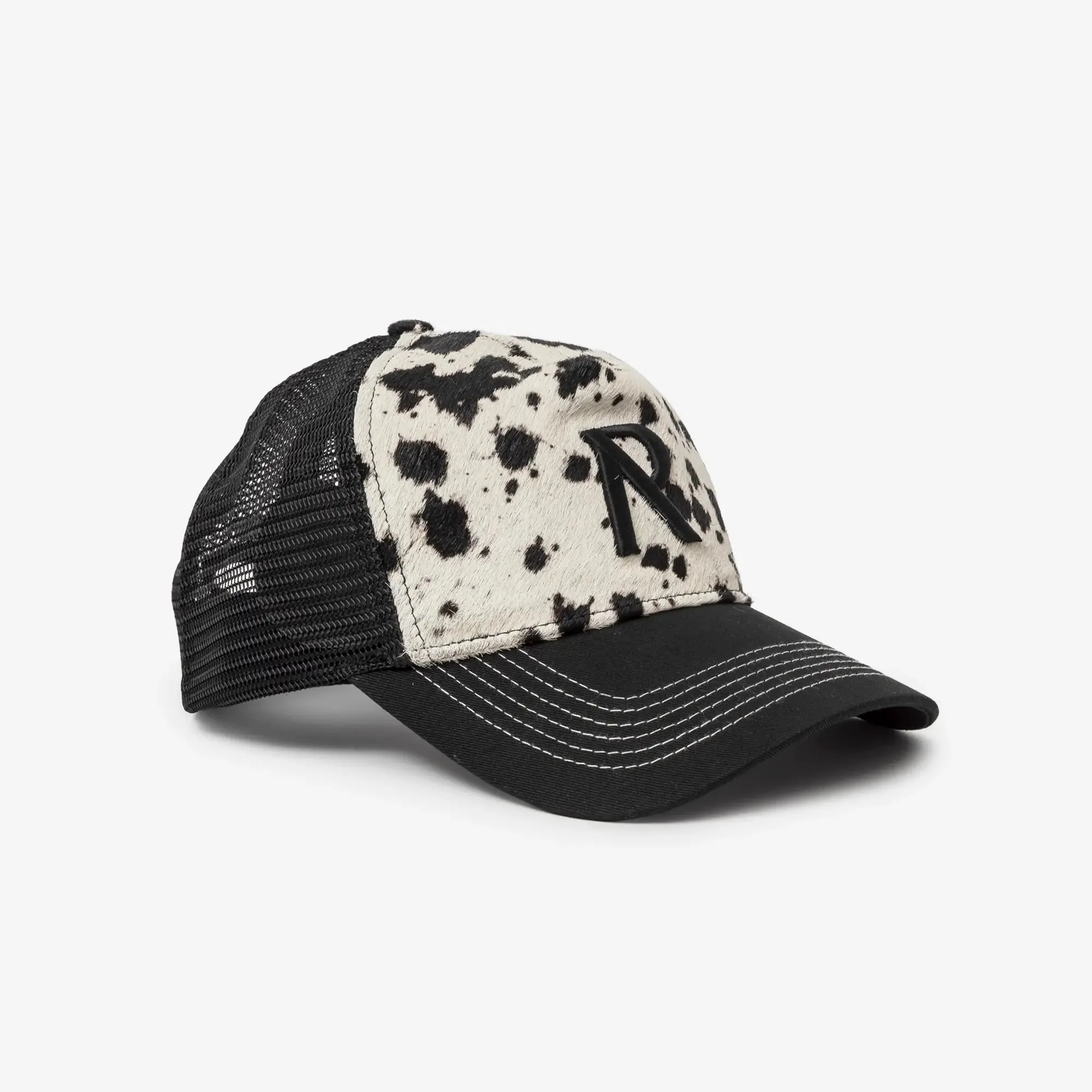 Cow Hide Print Cap - Image 3