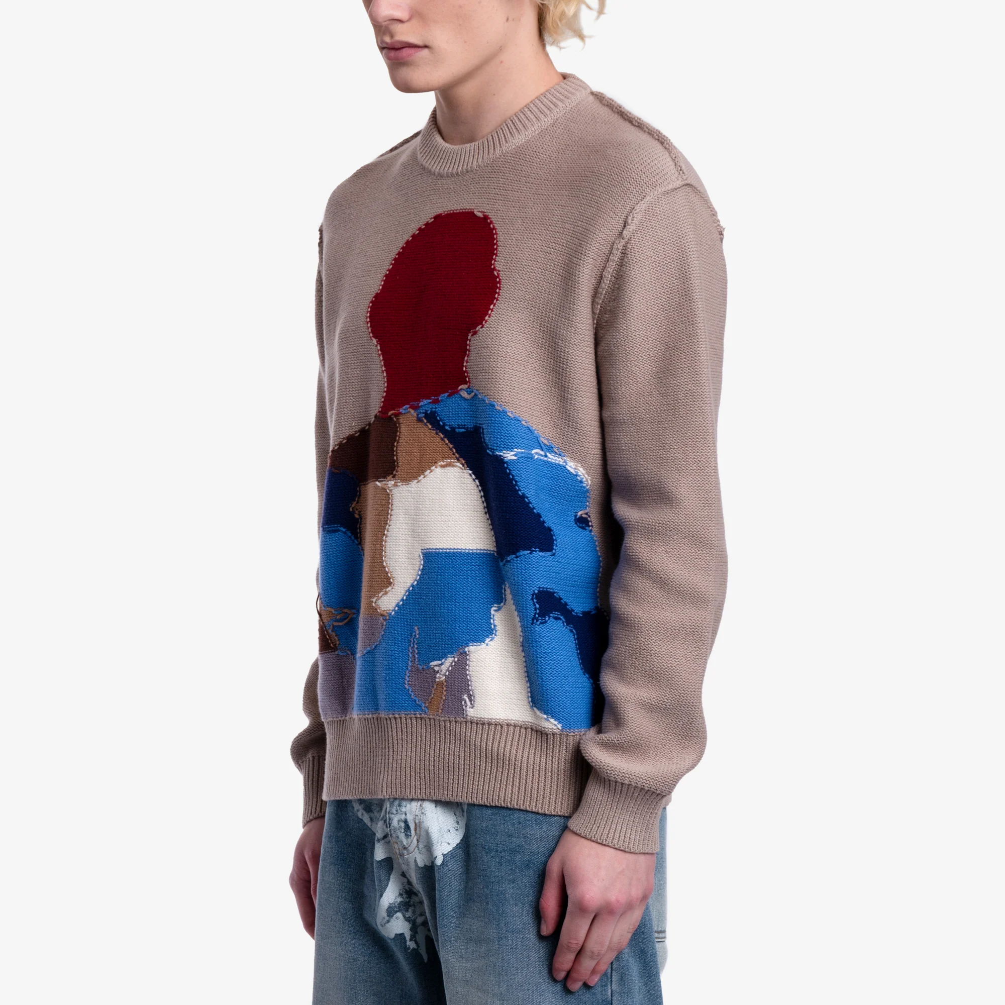 Reverse Intarsia Figure Sweater - Image 3