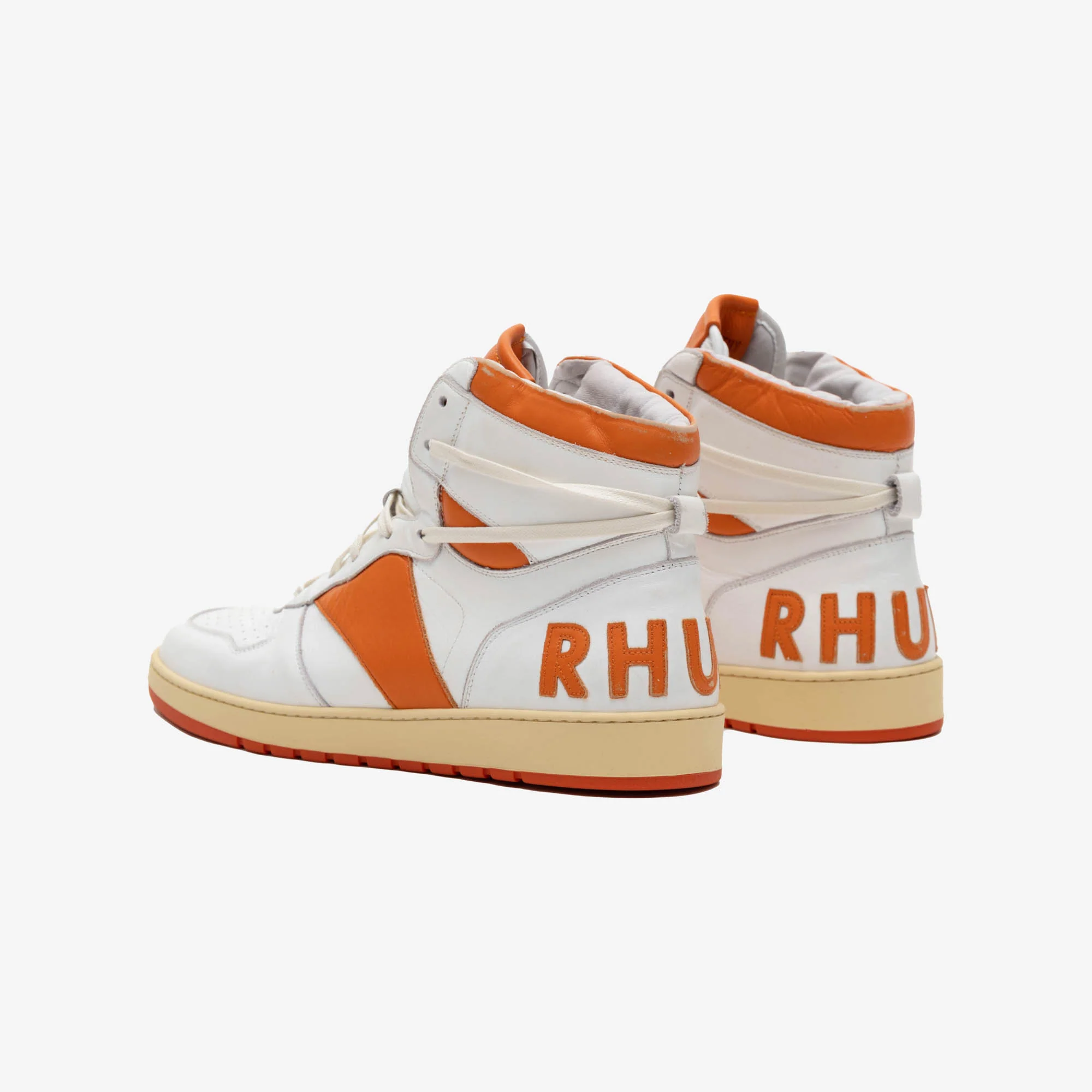 Rhecess Hi Orange Sneakers - Image 3