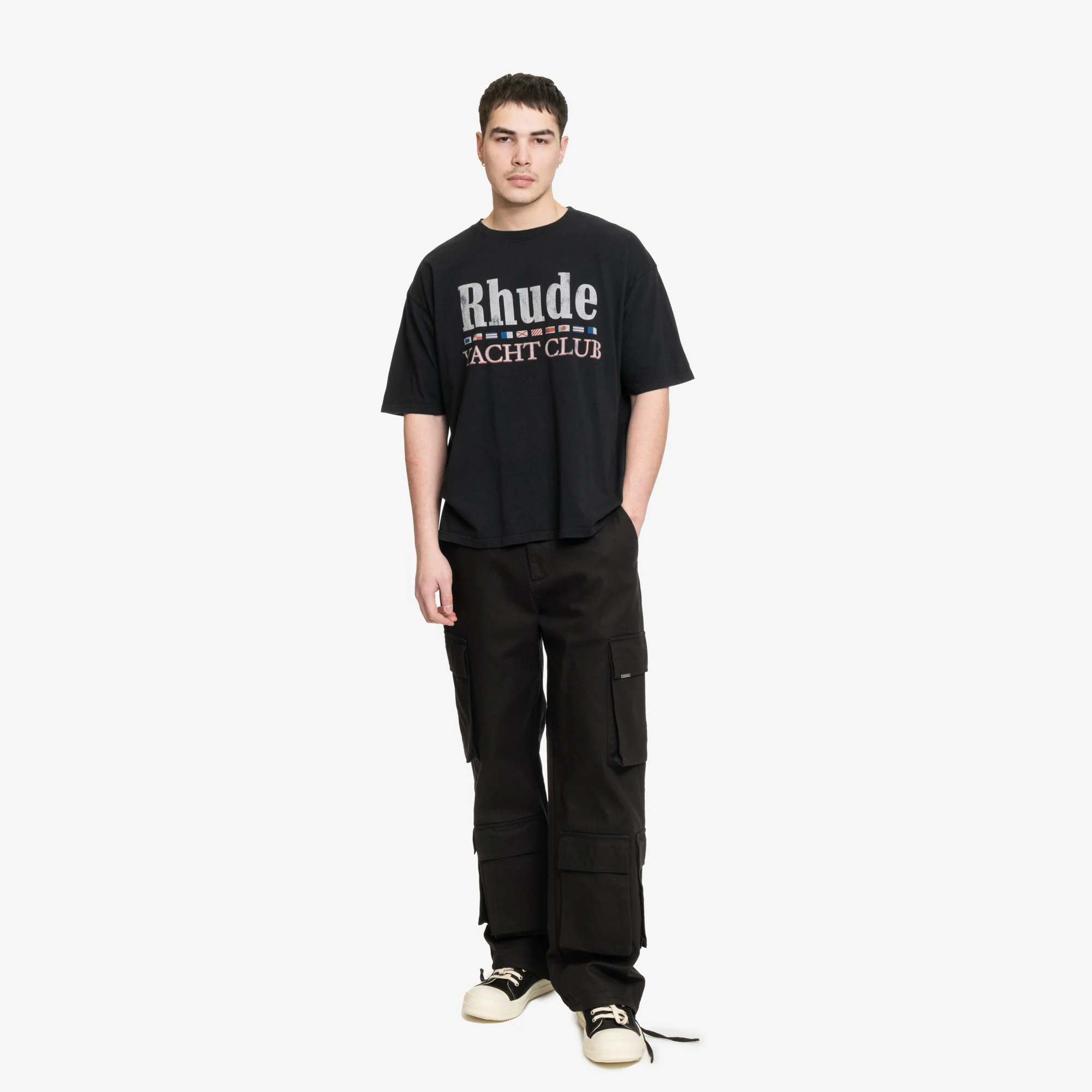 Rhude Flag Vintage T-Shirt - Image 2