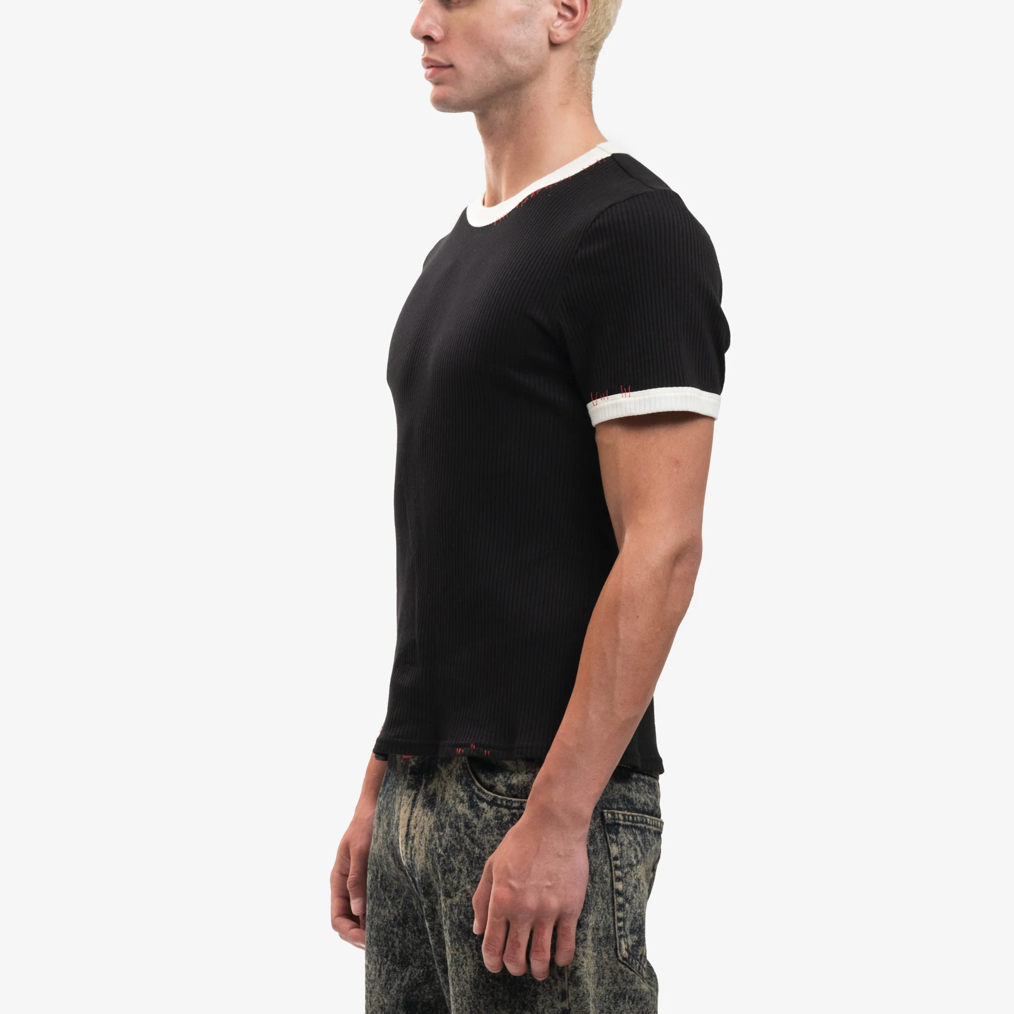 Ribbed Ringer T-Shirt - Image 3