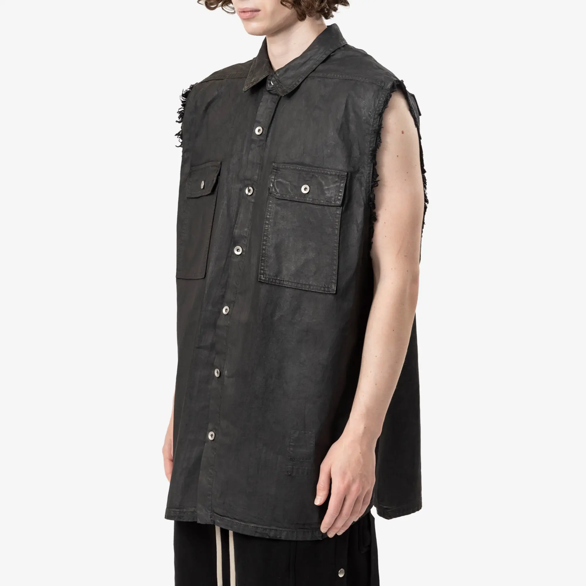 Sleeveless Tommy Jumbo Outershirt - Image 3