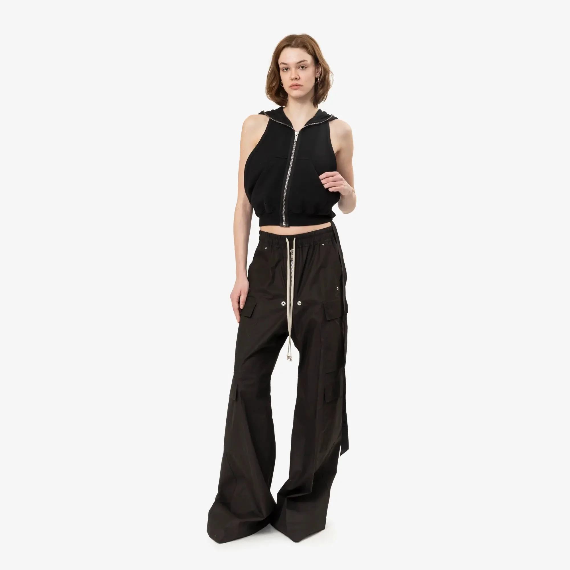 Womens Cyclops Gimp Sleeveless Hoody - Image 2