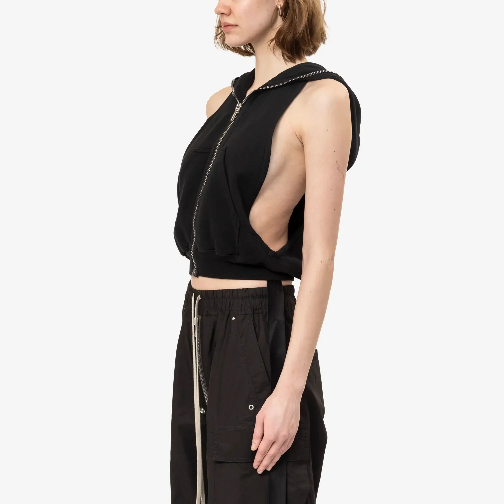 Womens Cyclops Gimp Sleeveless Hoody - Image 3