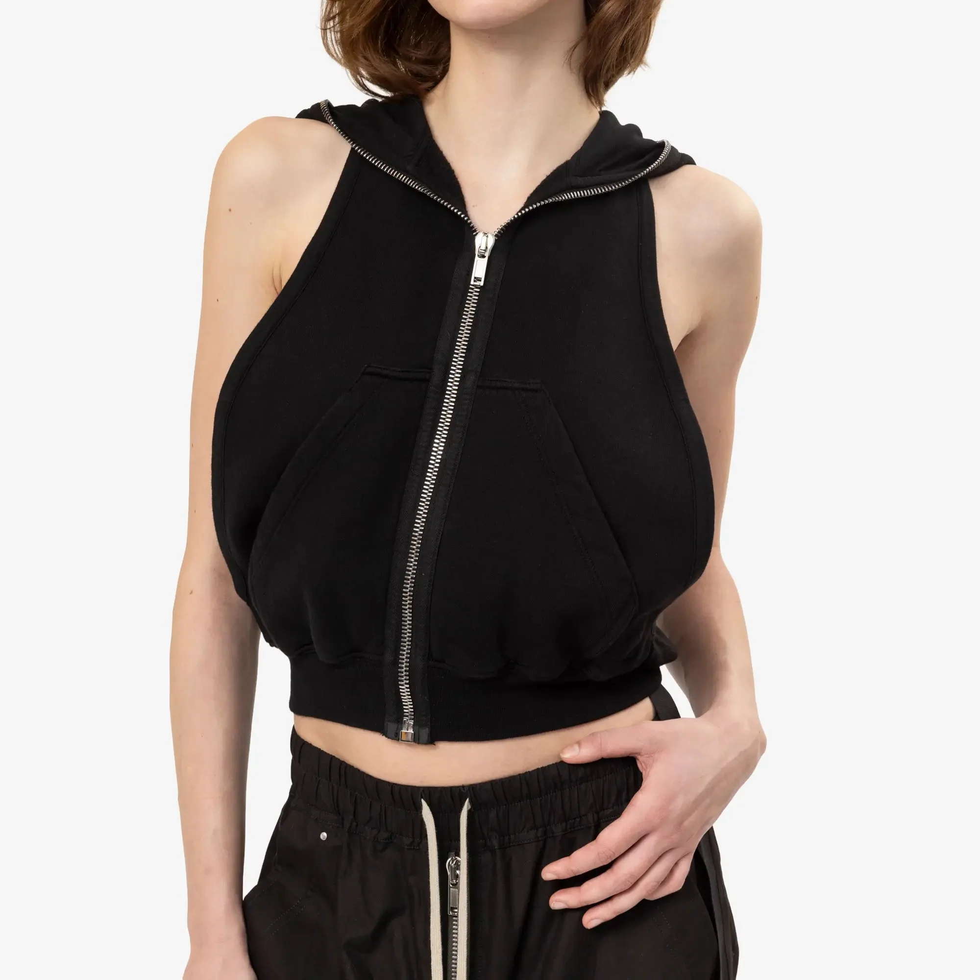 Womens Cyclops Gimp Sleeveless Hoody - Image 5