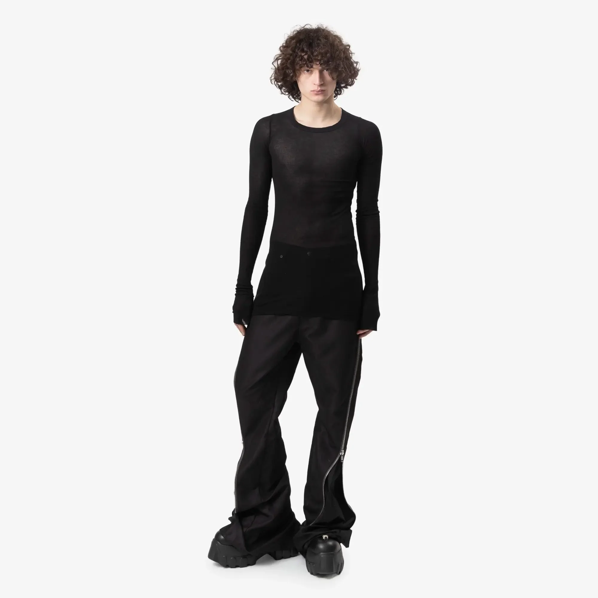 Rib Long Sleeve T-Shirt - Image 2