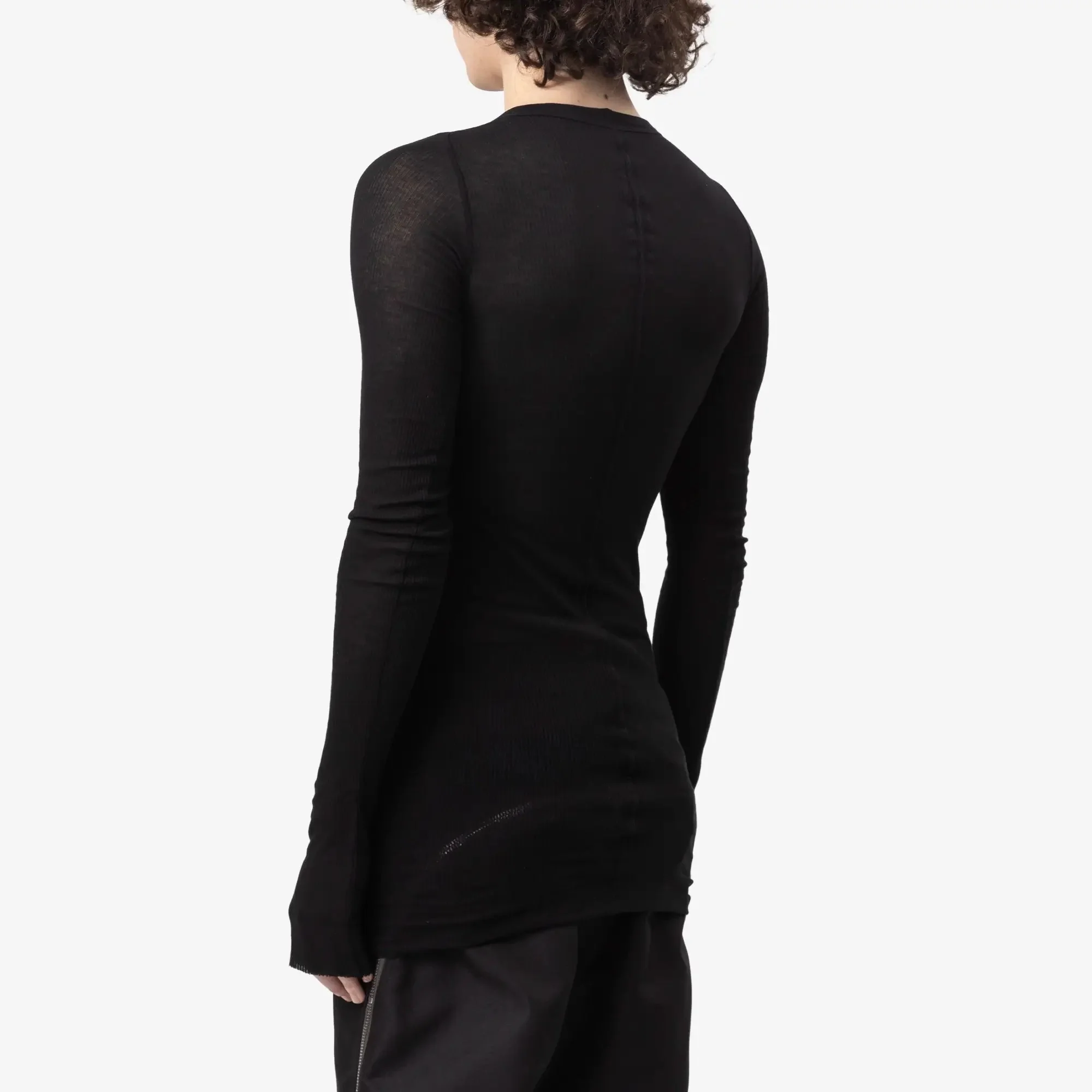 Rib Long Sleeve T-Shirt - Image 4