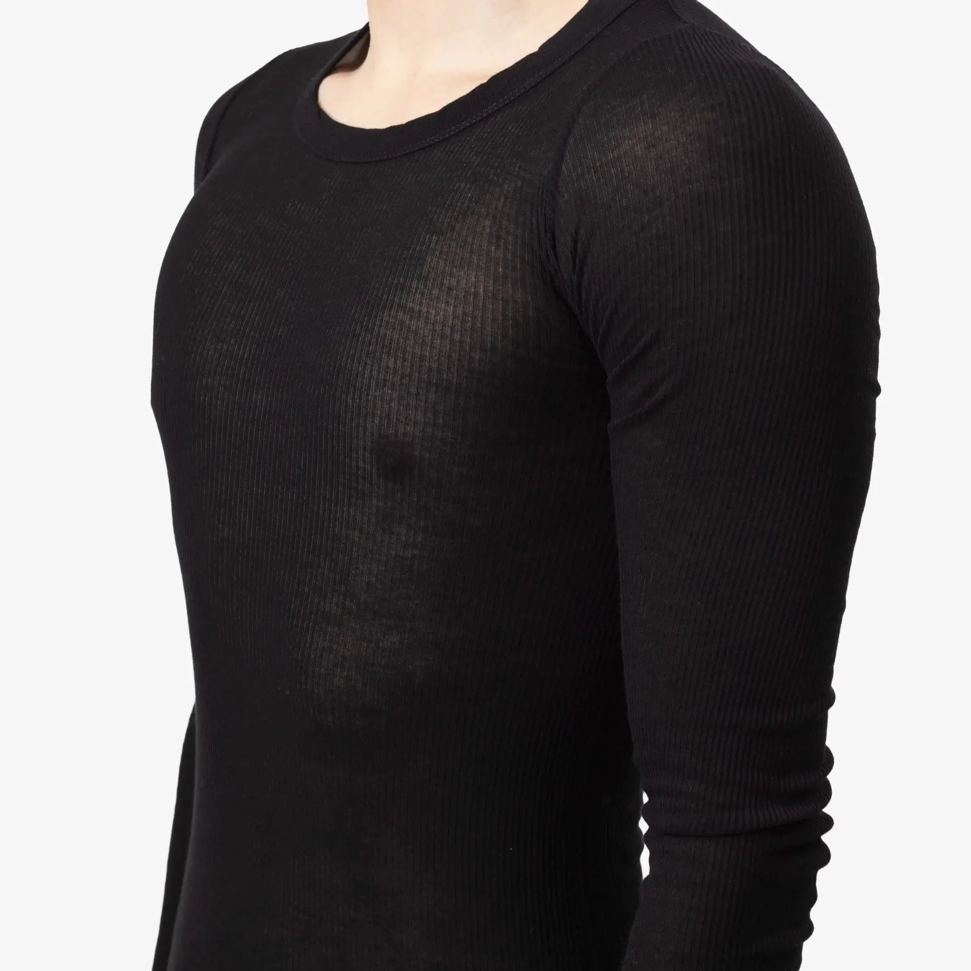 Rib Long Sleeve T-Shirt - Image 5