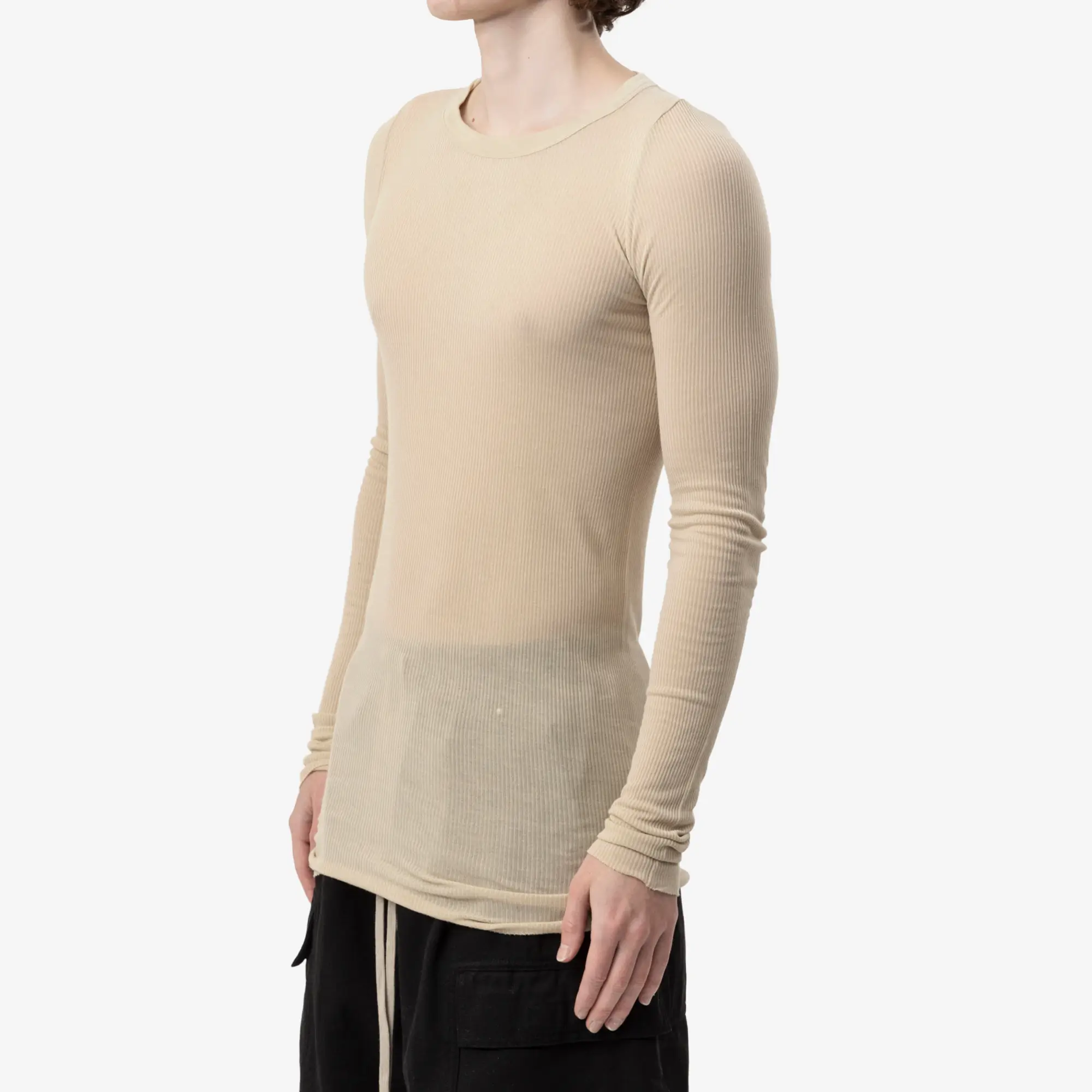 Rib Long Sleeve T-Shirt - Image 3