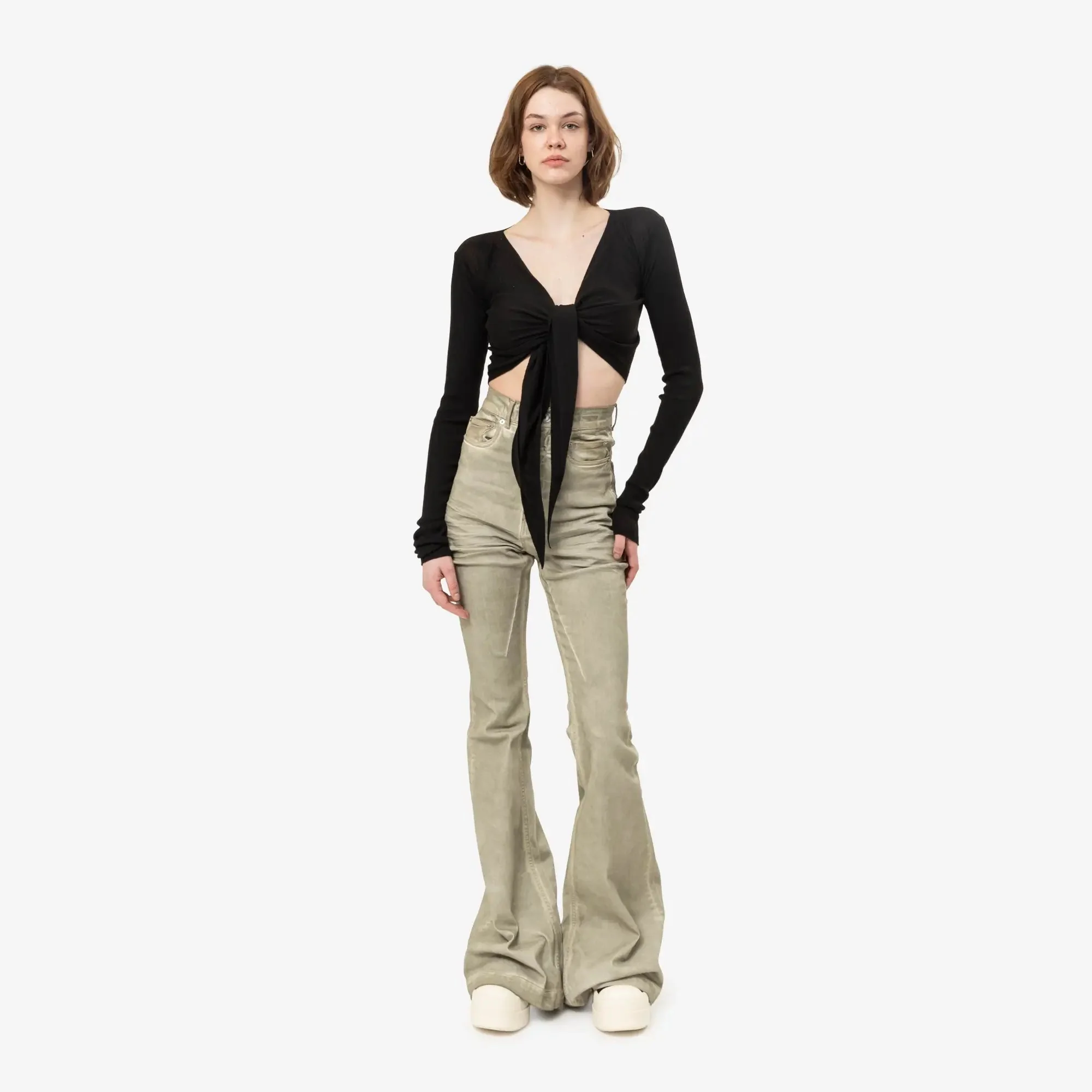 Womens Crop Wrap Top - Image 2