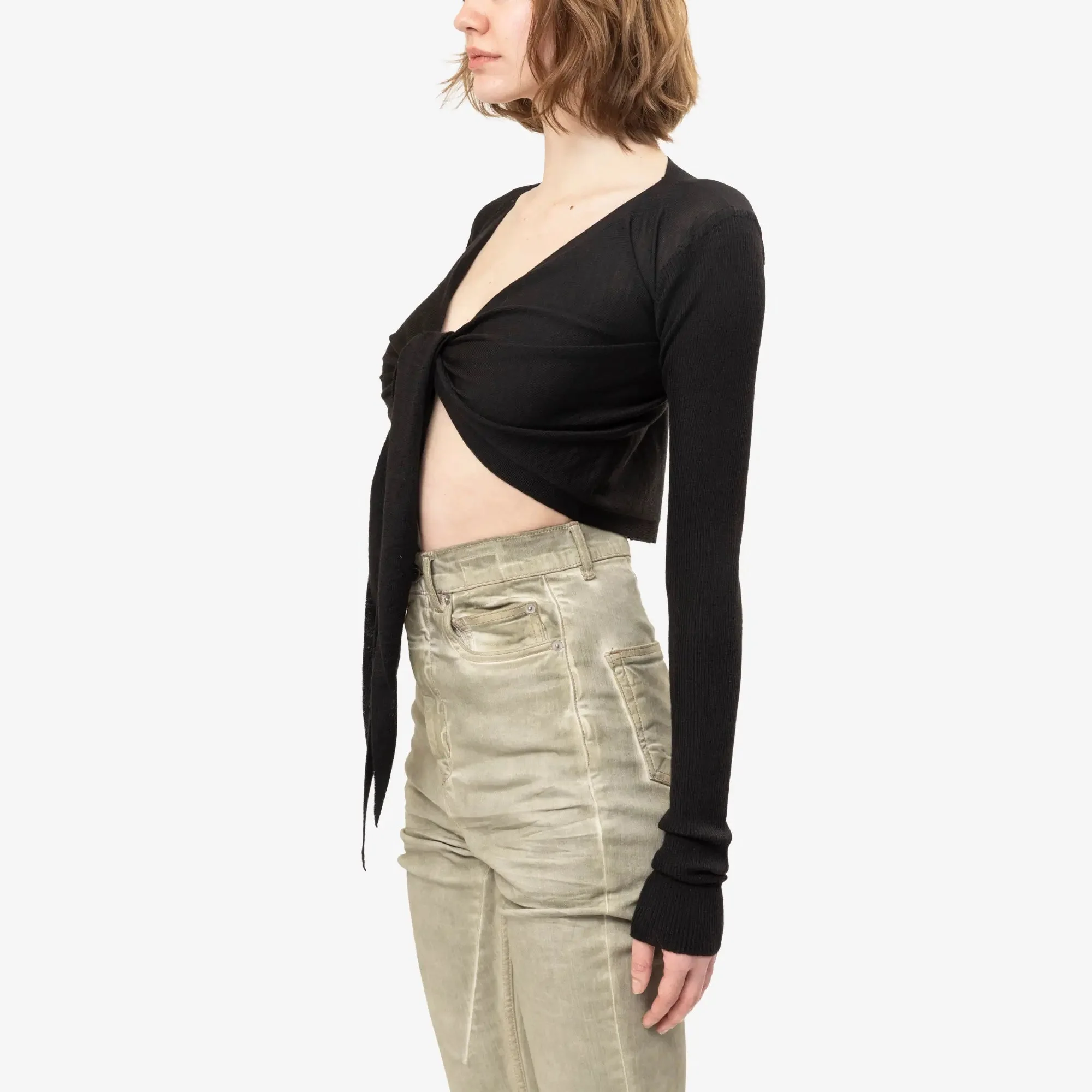 Womens Crop Wrap Top - Image 3