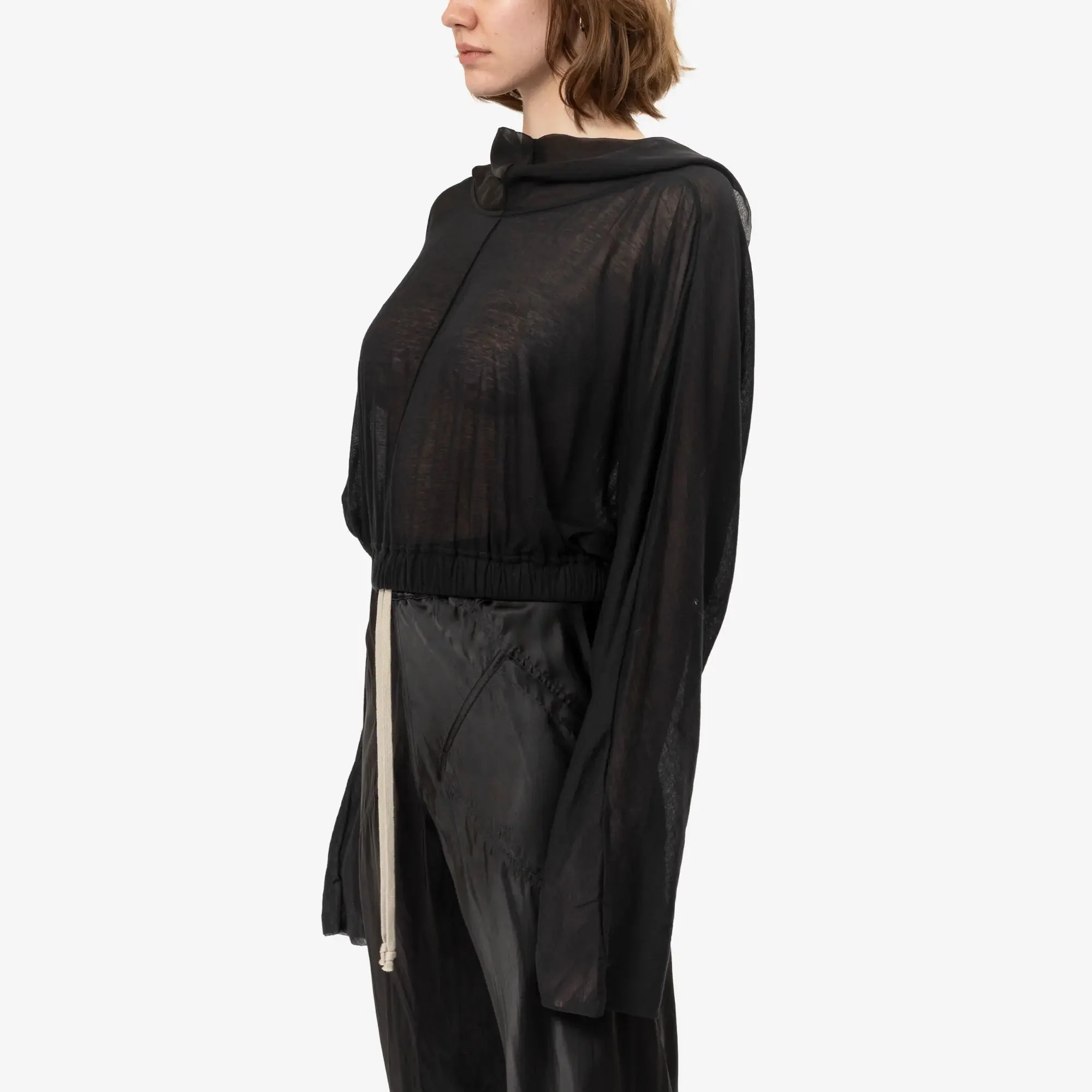 Womens Cropped Hooded Tunic - Image 3