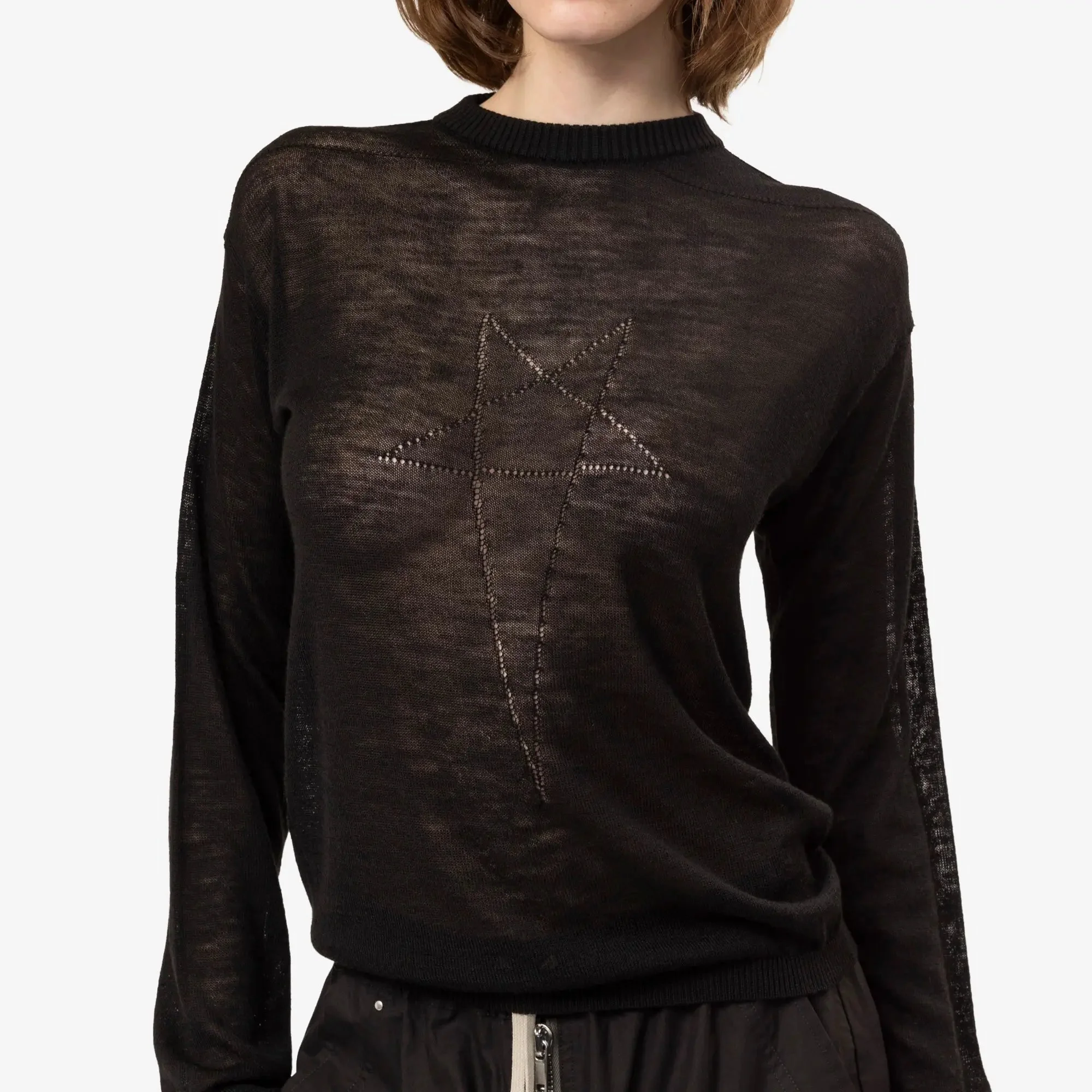 Womens Penta Sheer Sweater - Image 5