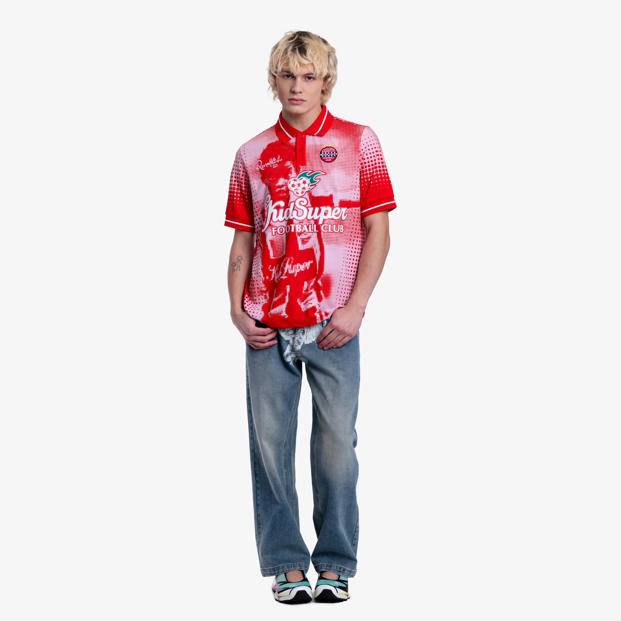 Ronaldinho Red Soccer Jersey - Image 2
