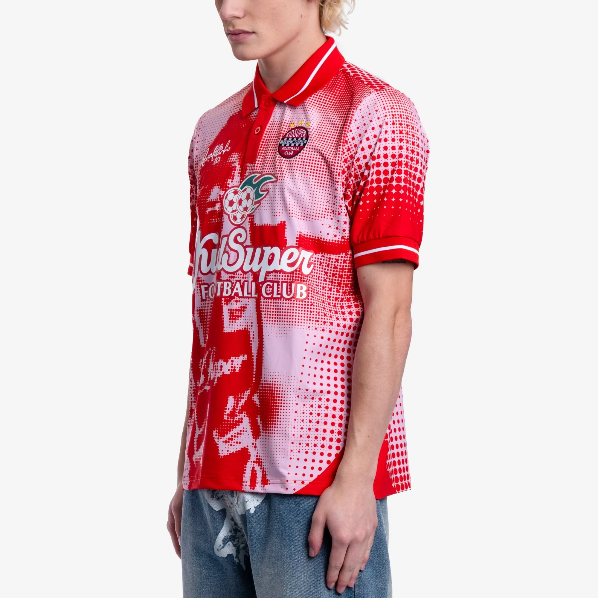 Ronaldinho Red Soccer Jersey - Image 3