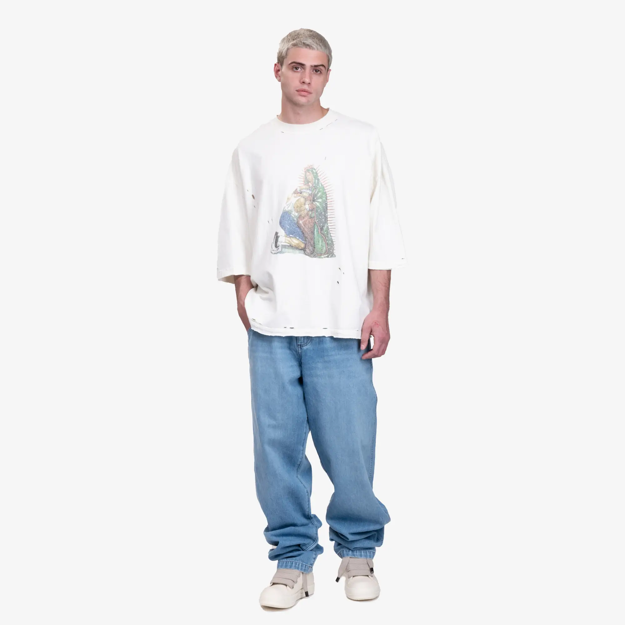 Santa Madre Destroyed Buffalo T-Shirt - Image 2