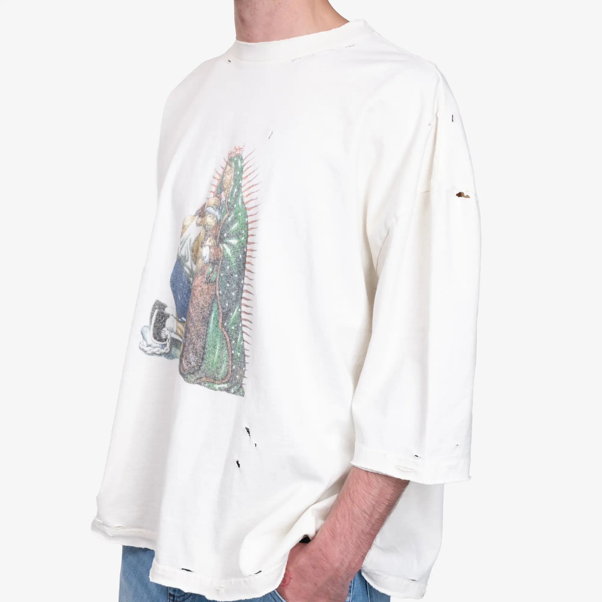Santa Madre Destroyed Buffalo T-Shirt - Image 5