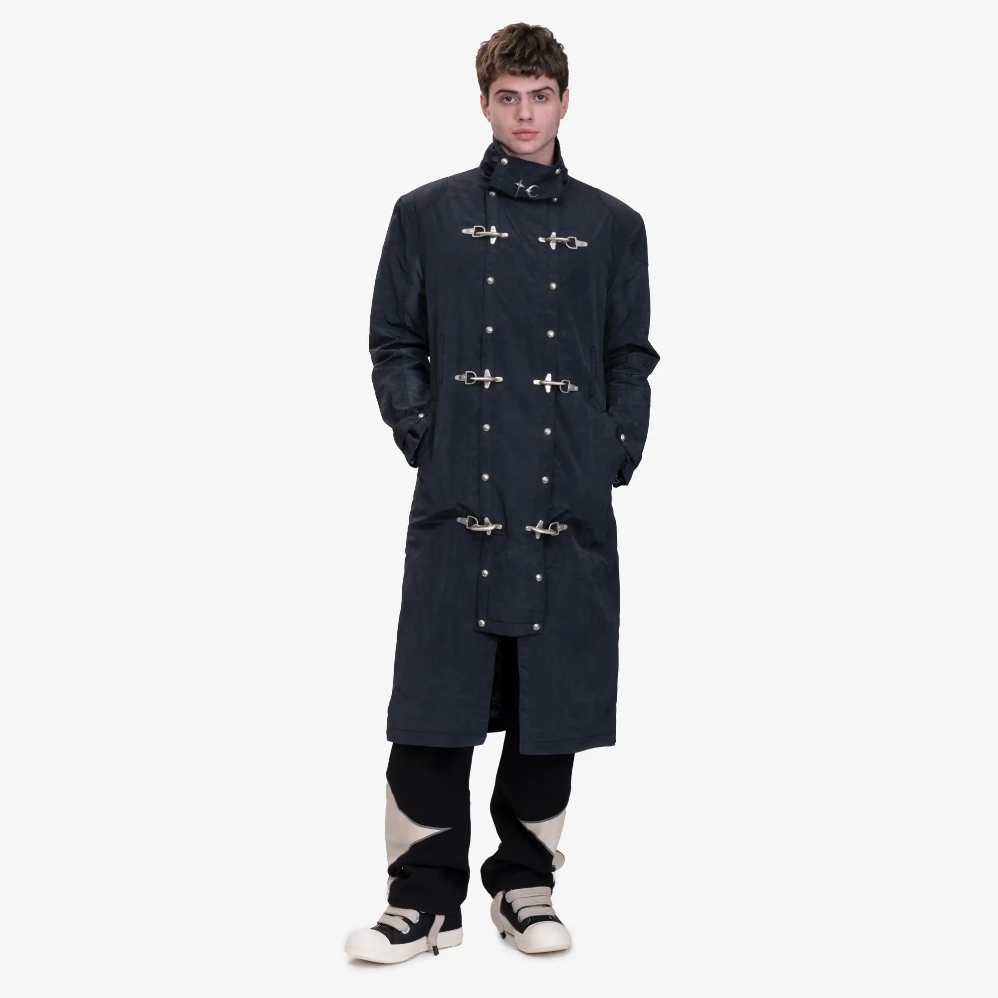 Scarred Bio Soldier Trench Coat - Image 2