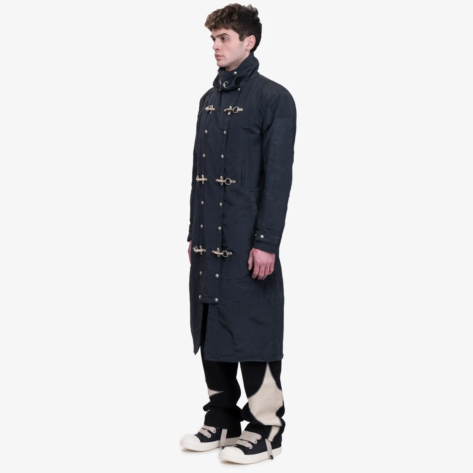 Scarred Bio Soldier Trench Coat - Image 3