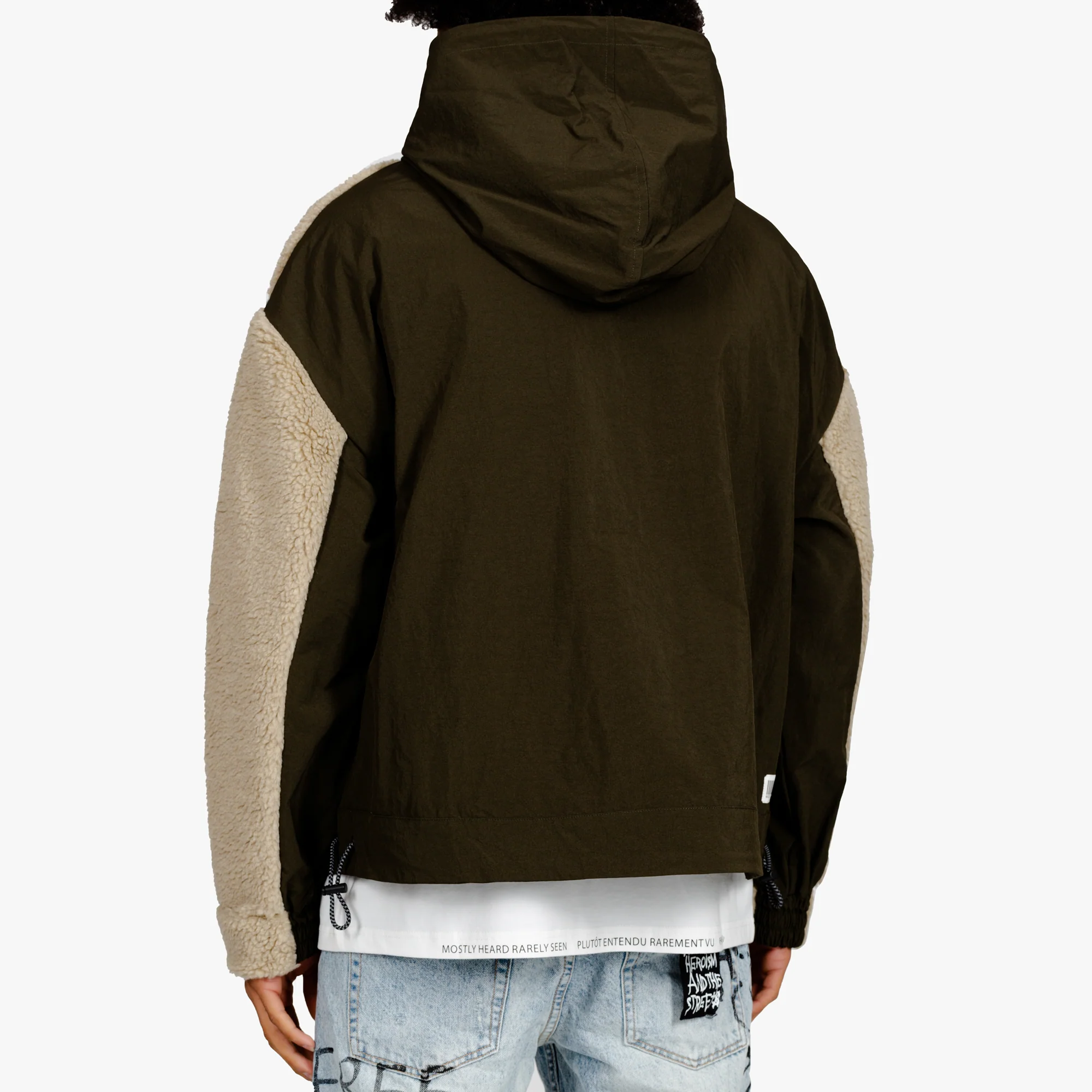 Sherpa Mixed Hoodie - Image 3