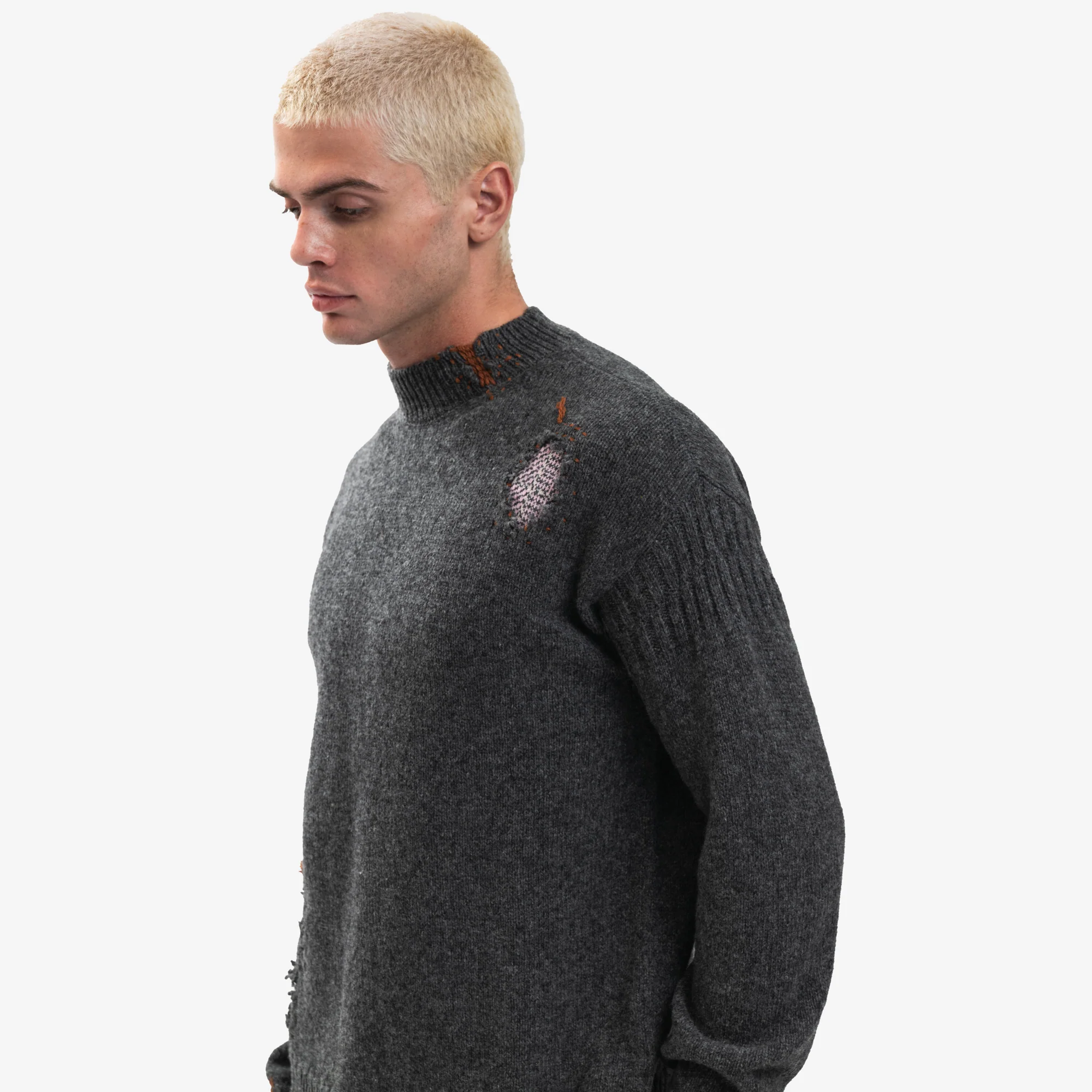 Shetland Mending Sweater - Image 4