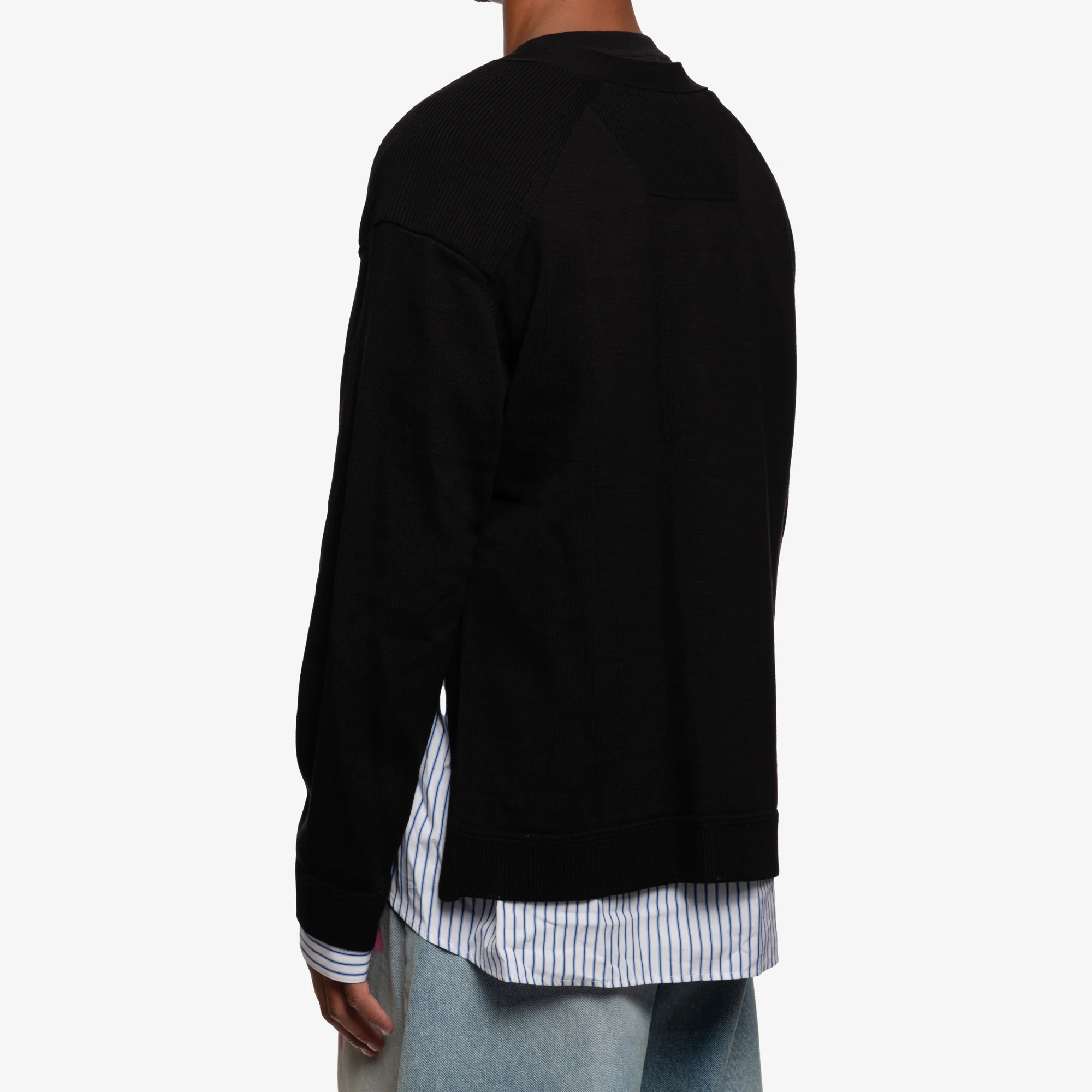 Shirt Layered Cardigan - Image 4