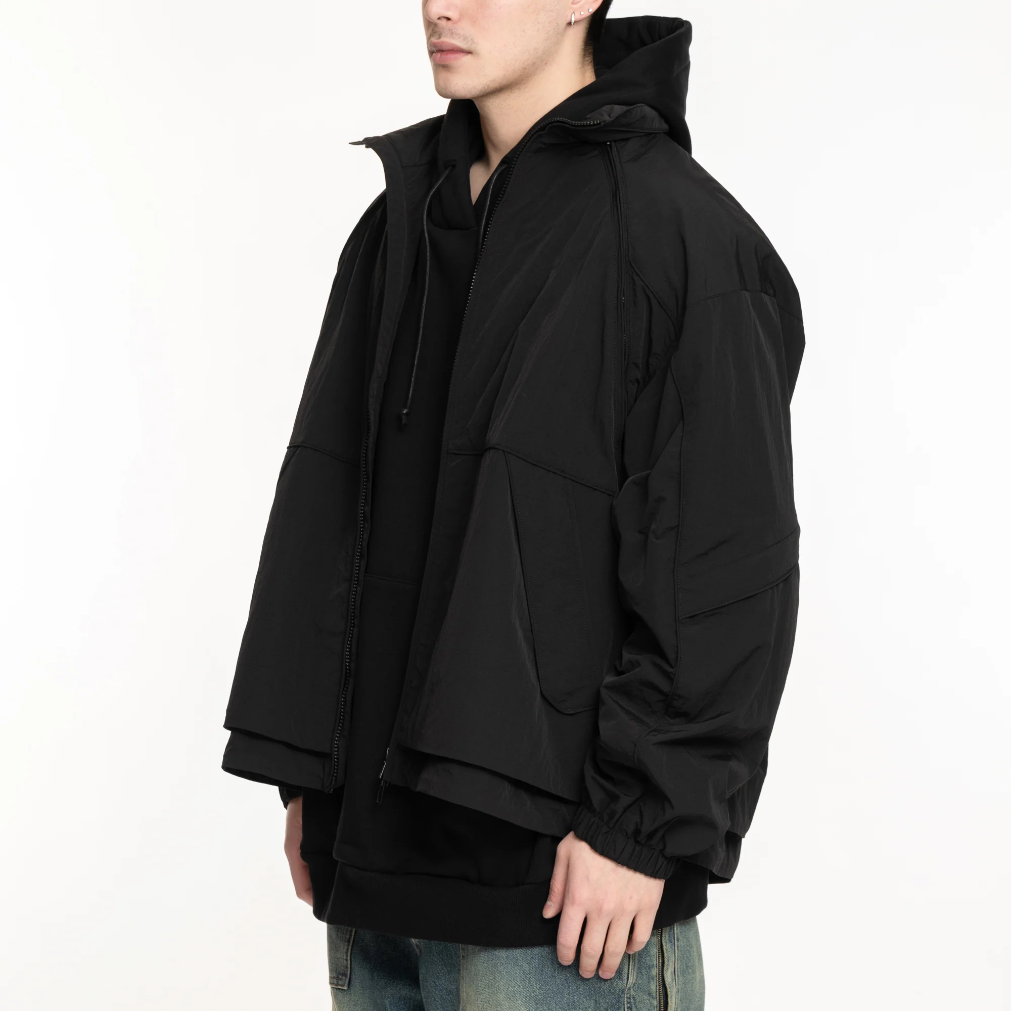 Sleeve Detachable Utility Jacket - Image 3