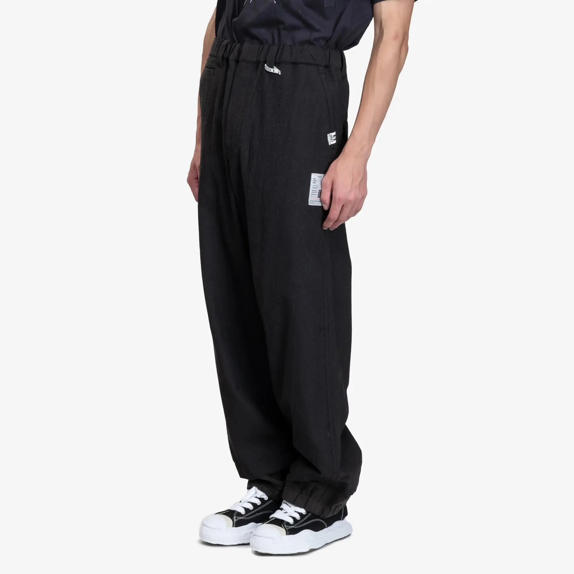 Sleeve Layered Wool Trousers - Image 3
