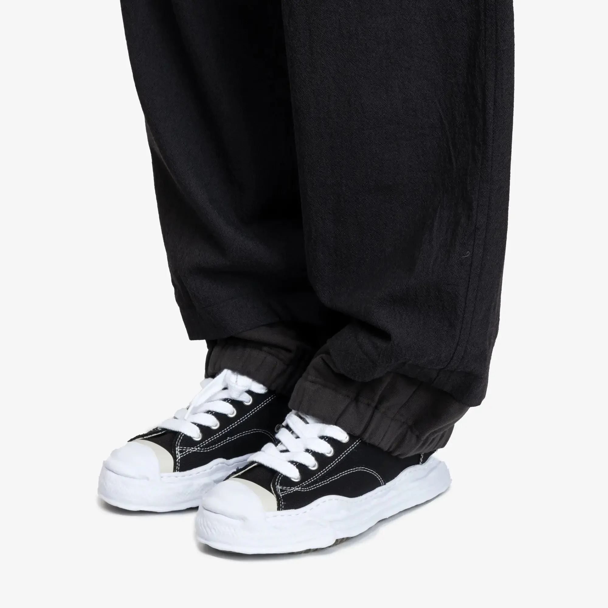 Sleeve Layered Wool Trousers - Image 6