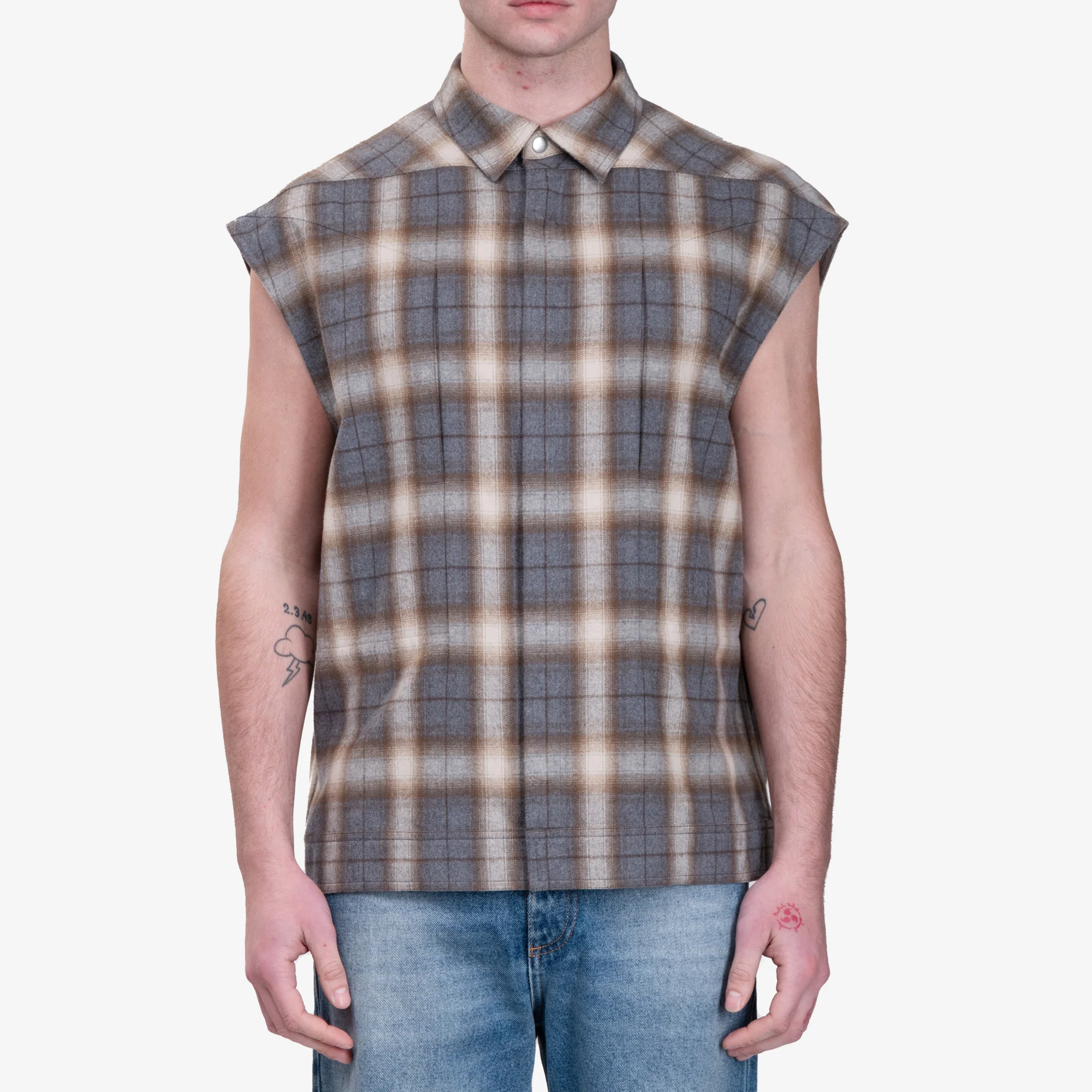 Sleeveless Jumbo Outershirt