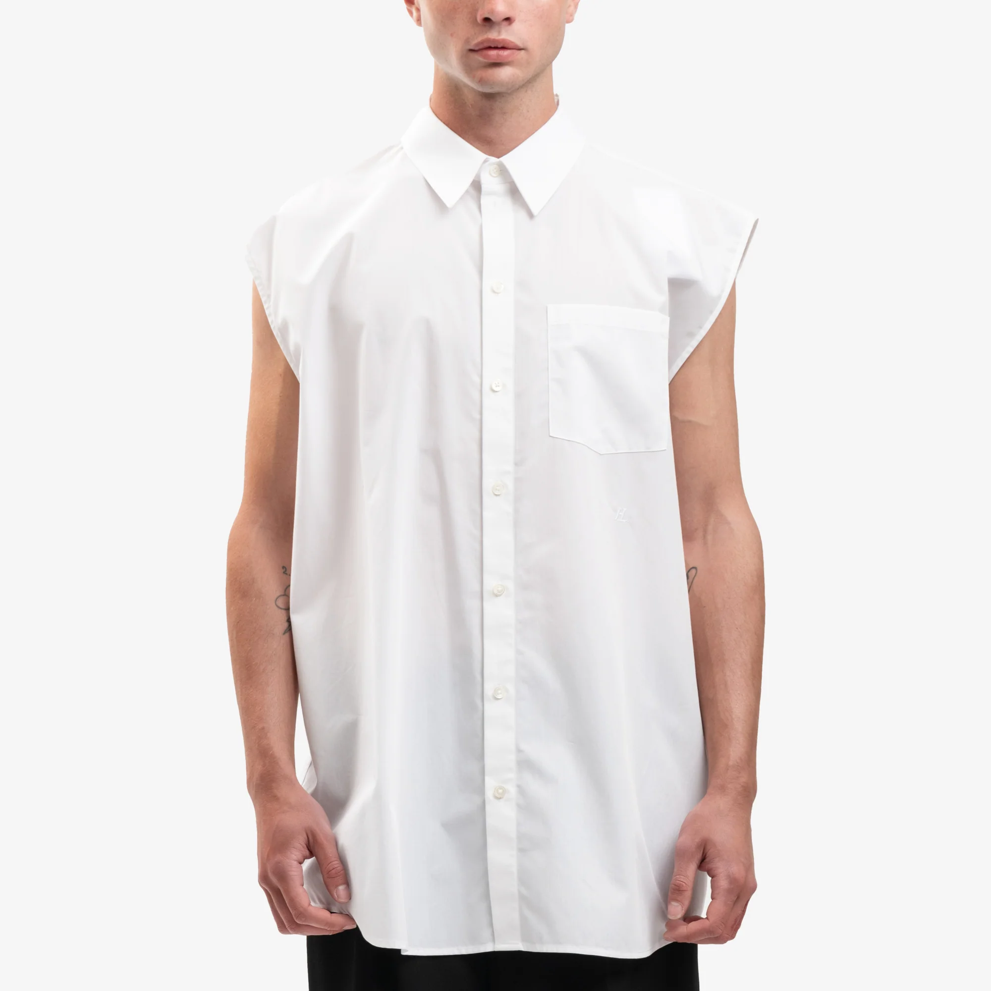 Sleeveless Oversize Shirt