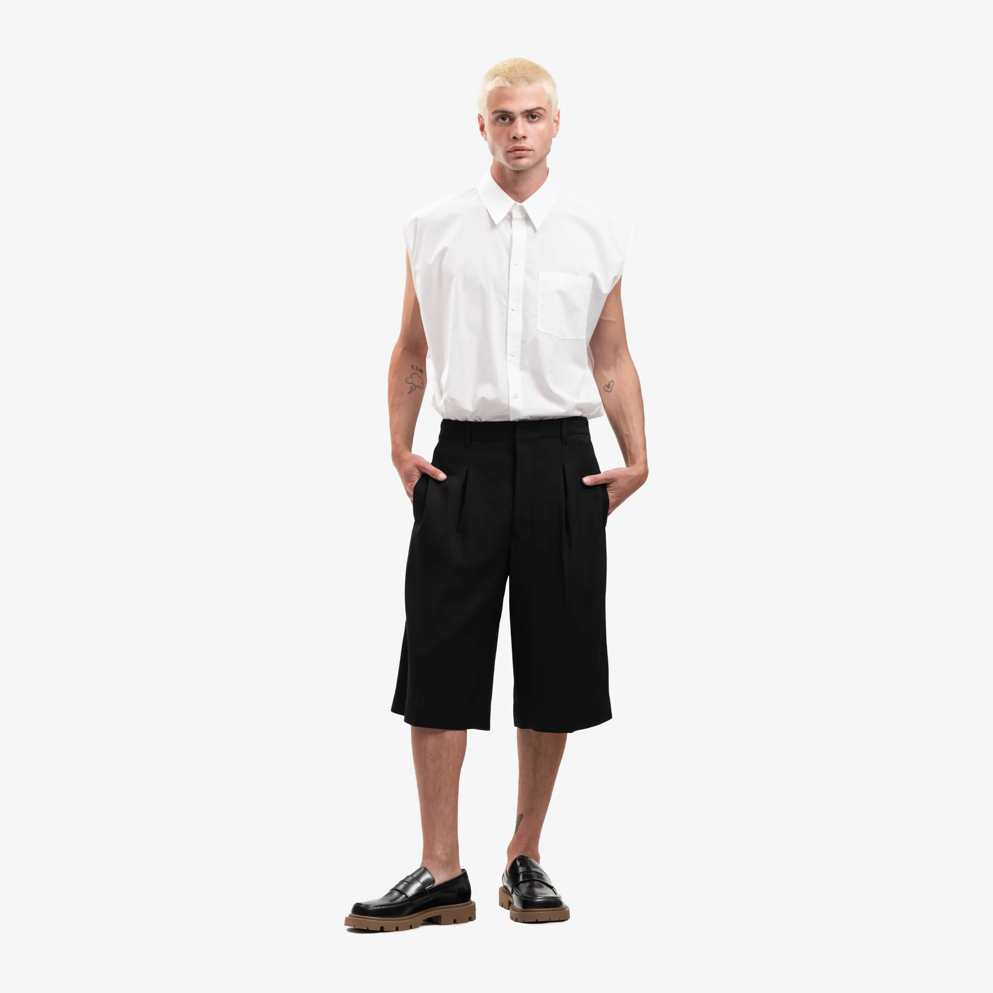 Sleeveless Oversize Shirt - Image 2