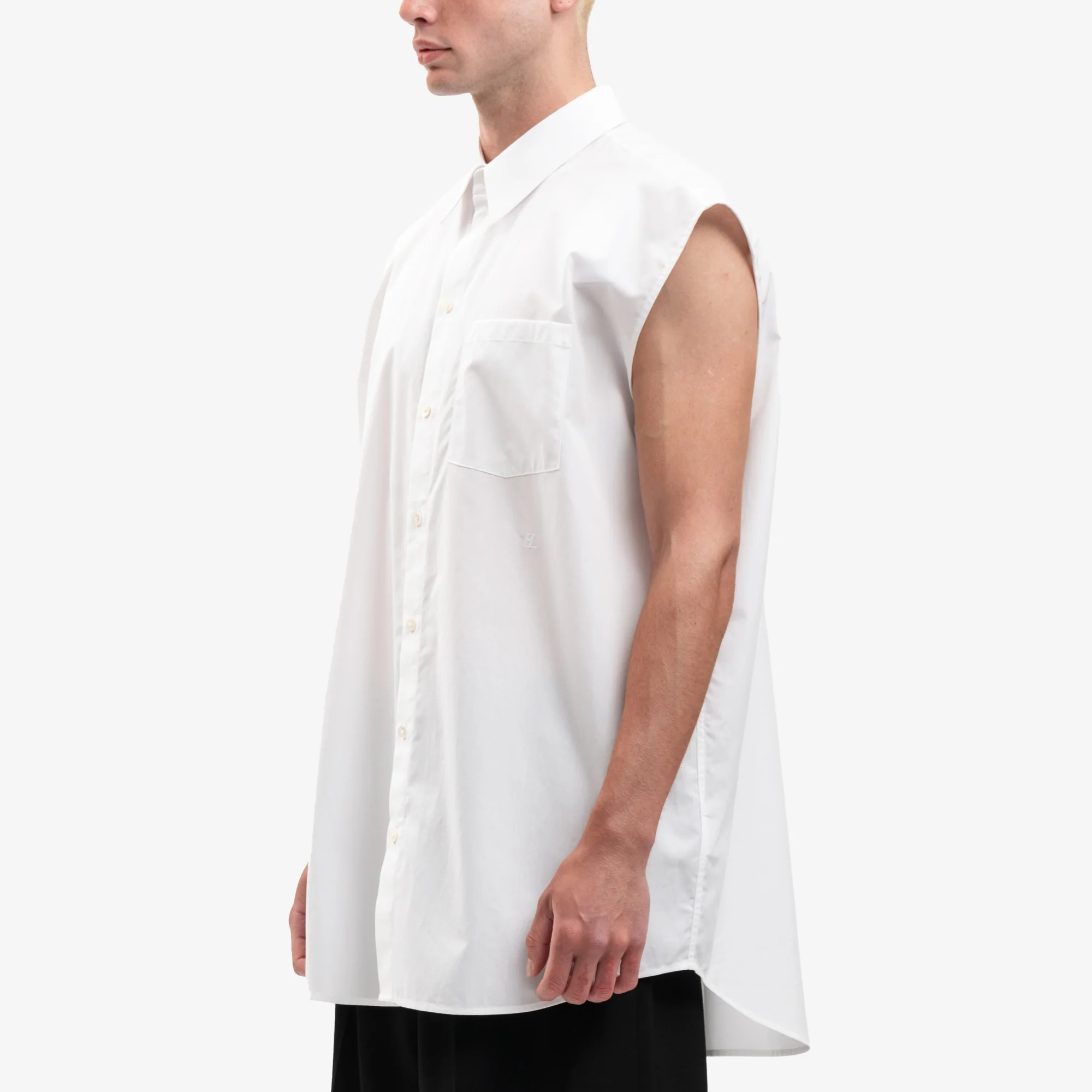 Sleeveless Oversize Shirt - Image 3