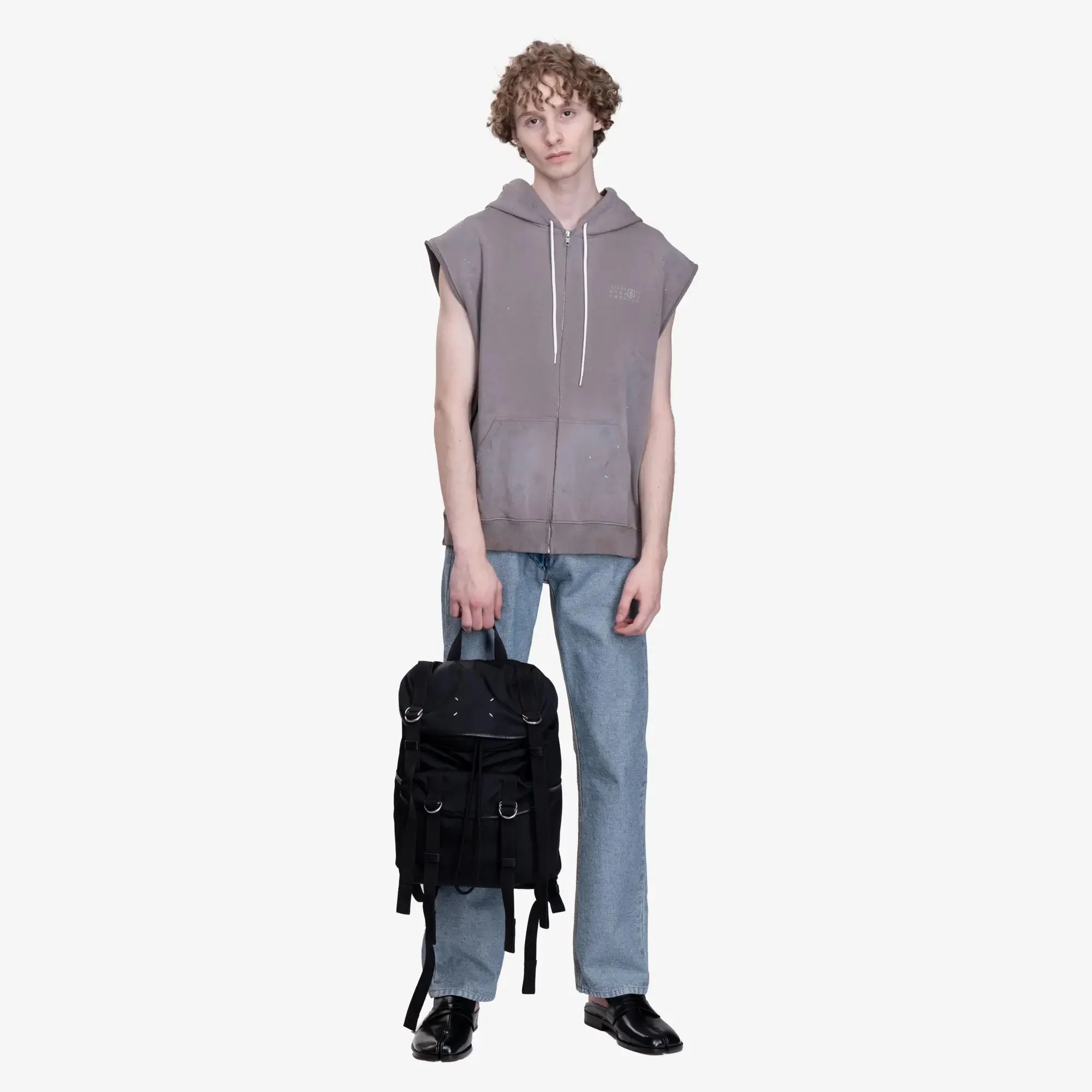 Sleeveless Zip Hoodie - Image 2