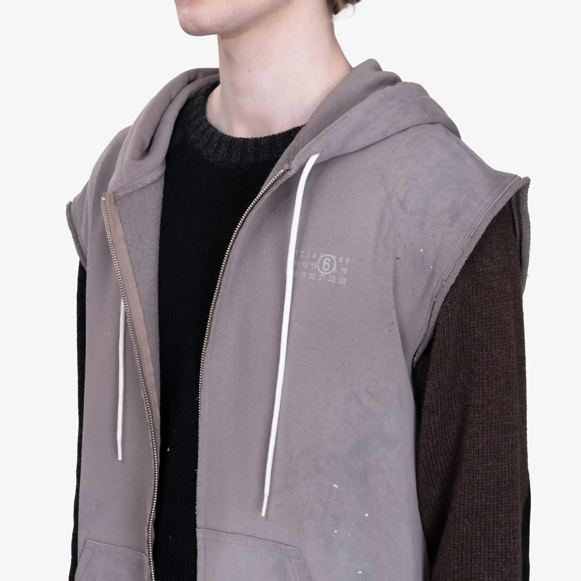 Sleeveless Zip Hoodie - Image 5