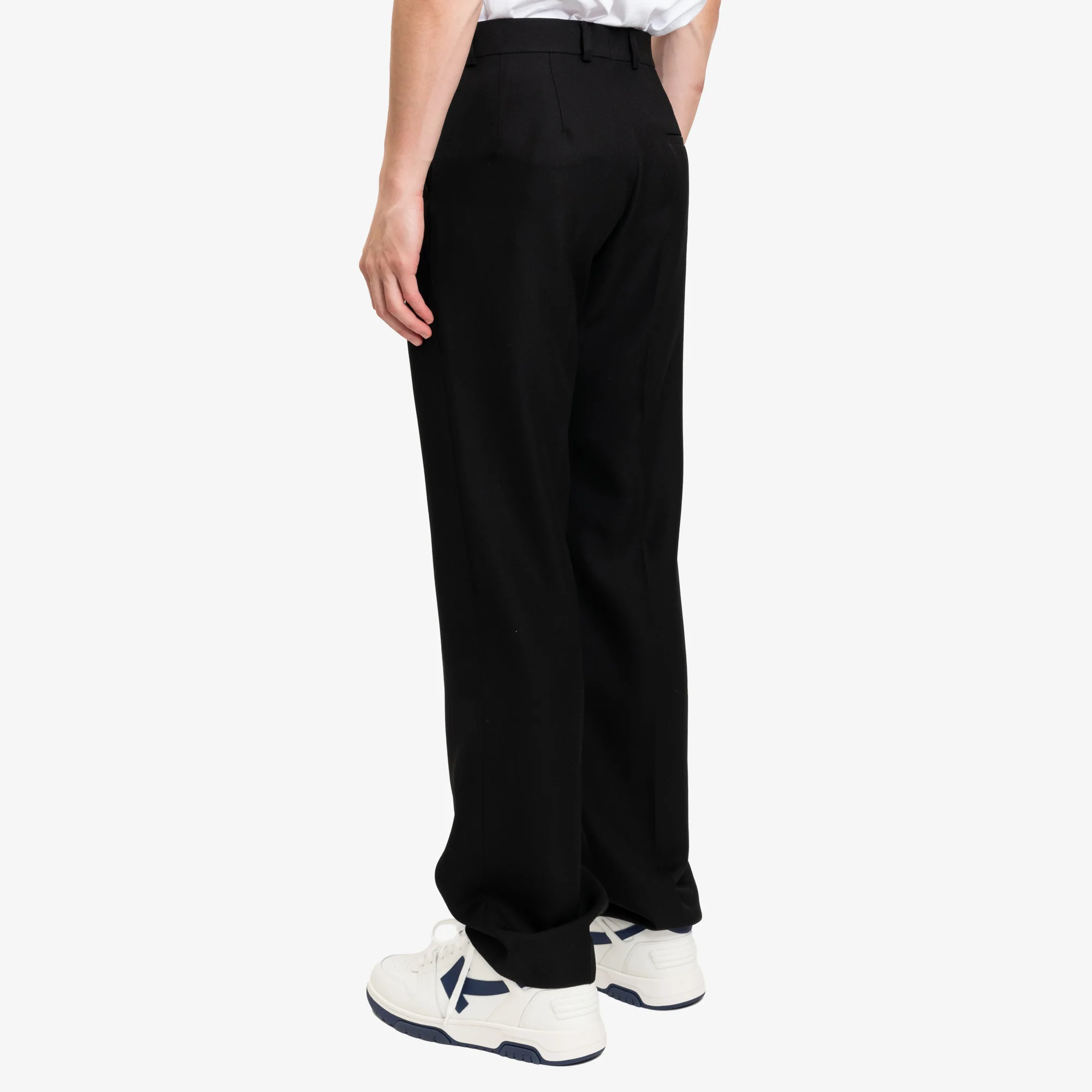 Slim Wool Trousers - Image 4
