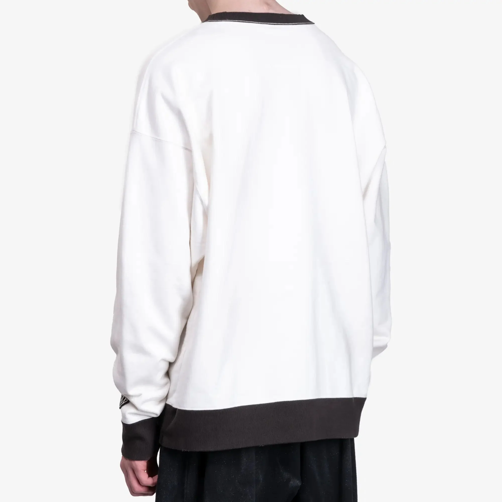 Smiley Face Distressed Sweatshirt - Image 4