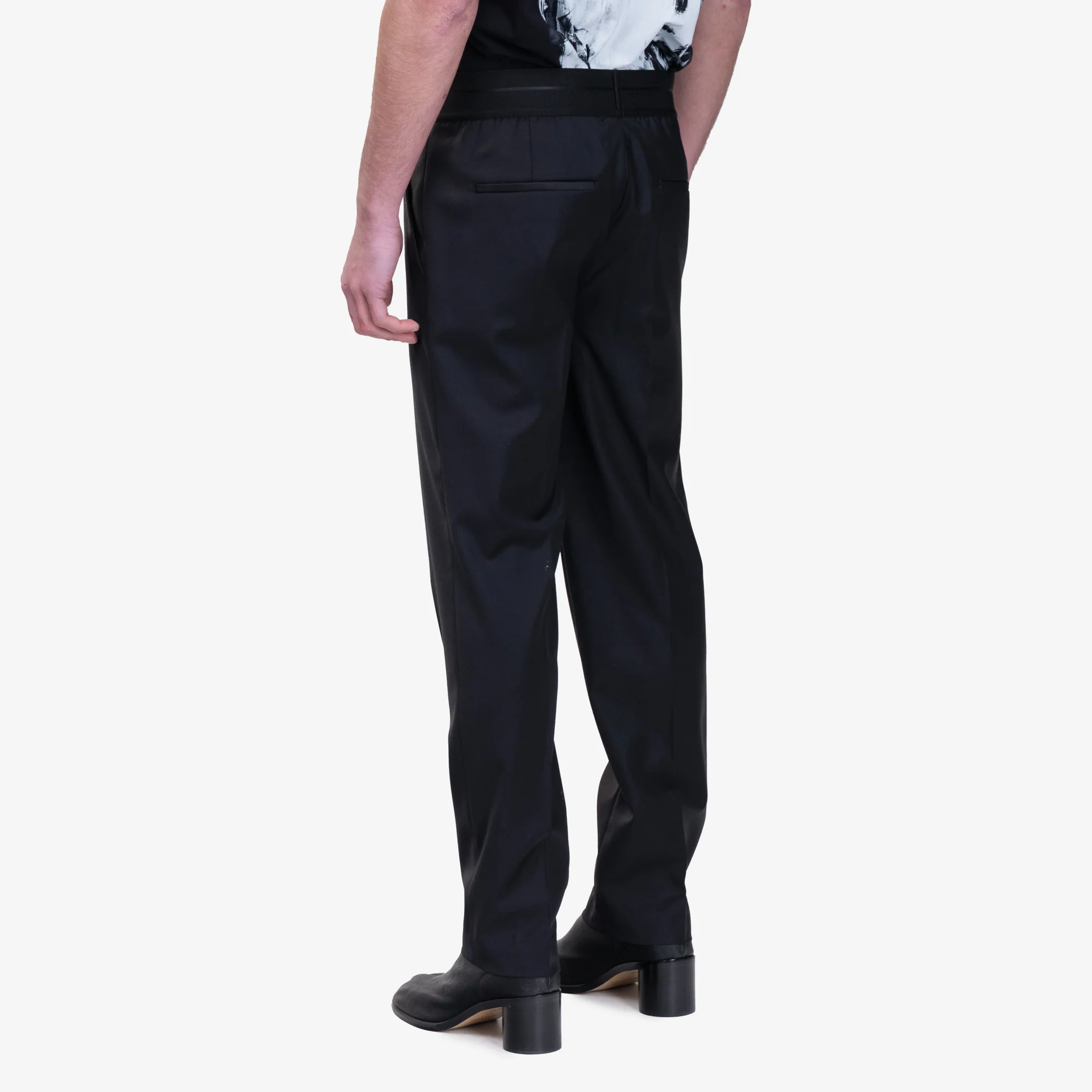 Tapered Wool Trousers - Image 4