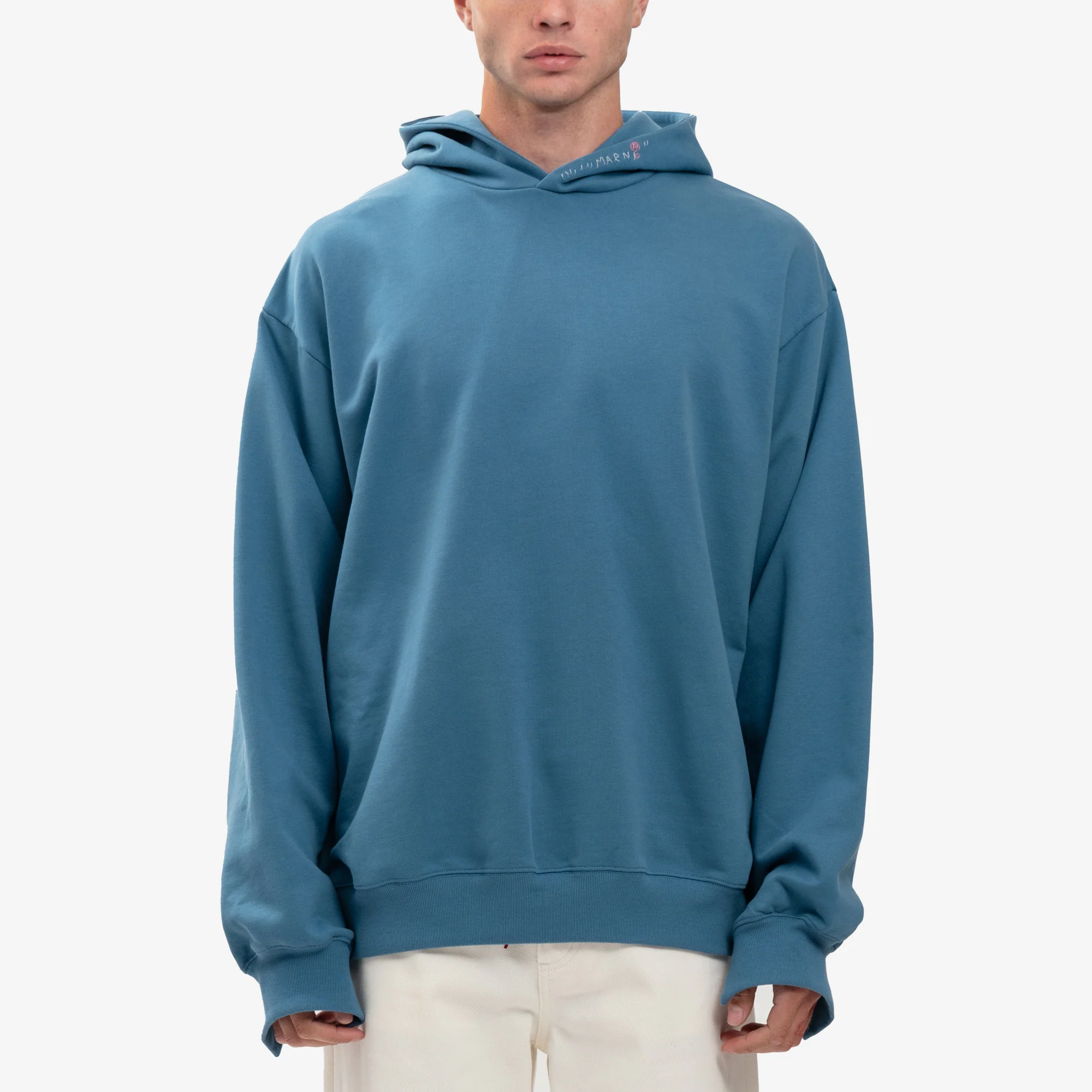 Stitch Collar Logo Hoody