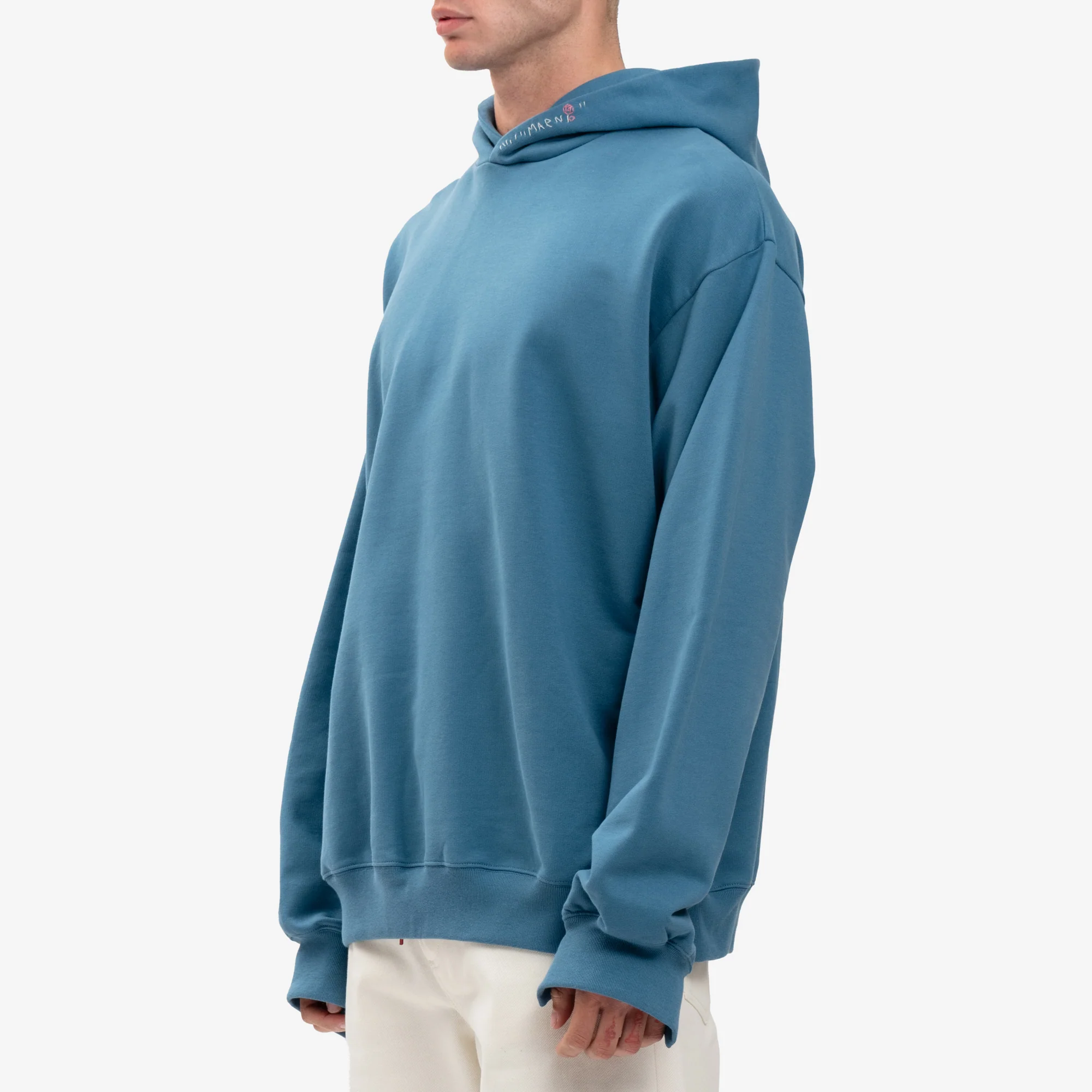 Stitch Collar Logo Hoody - Image 3