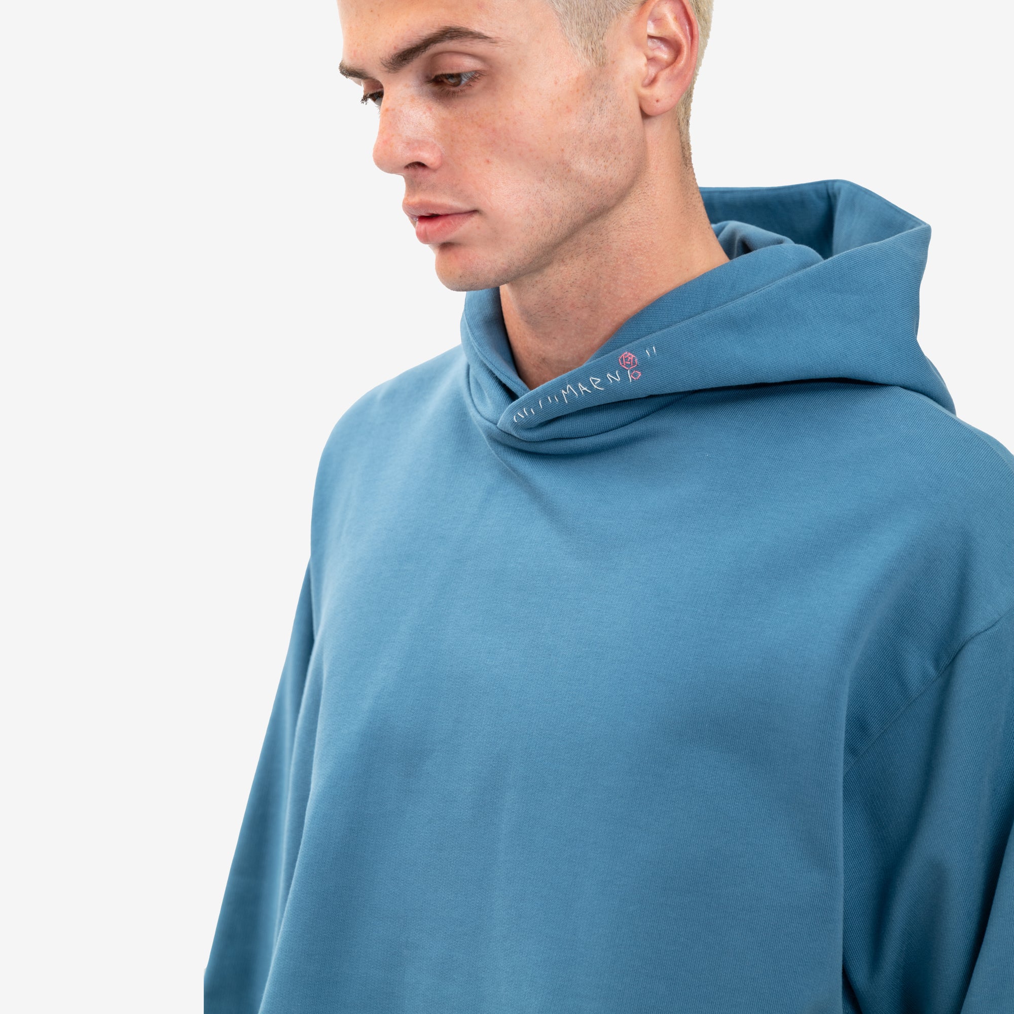 Stitch Collar Logo Hoody - Image 5