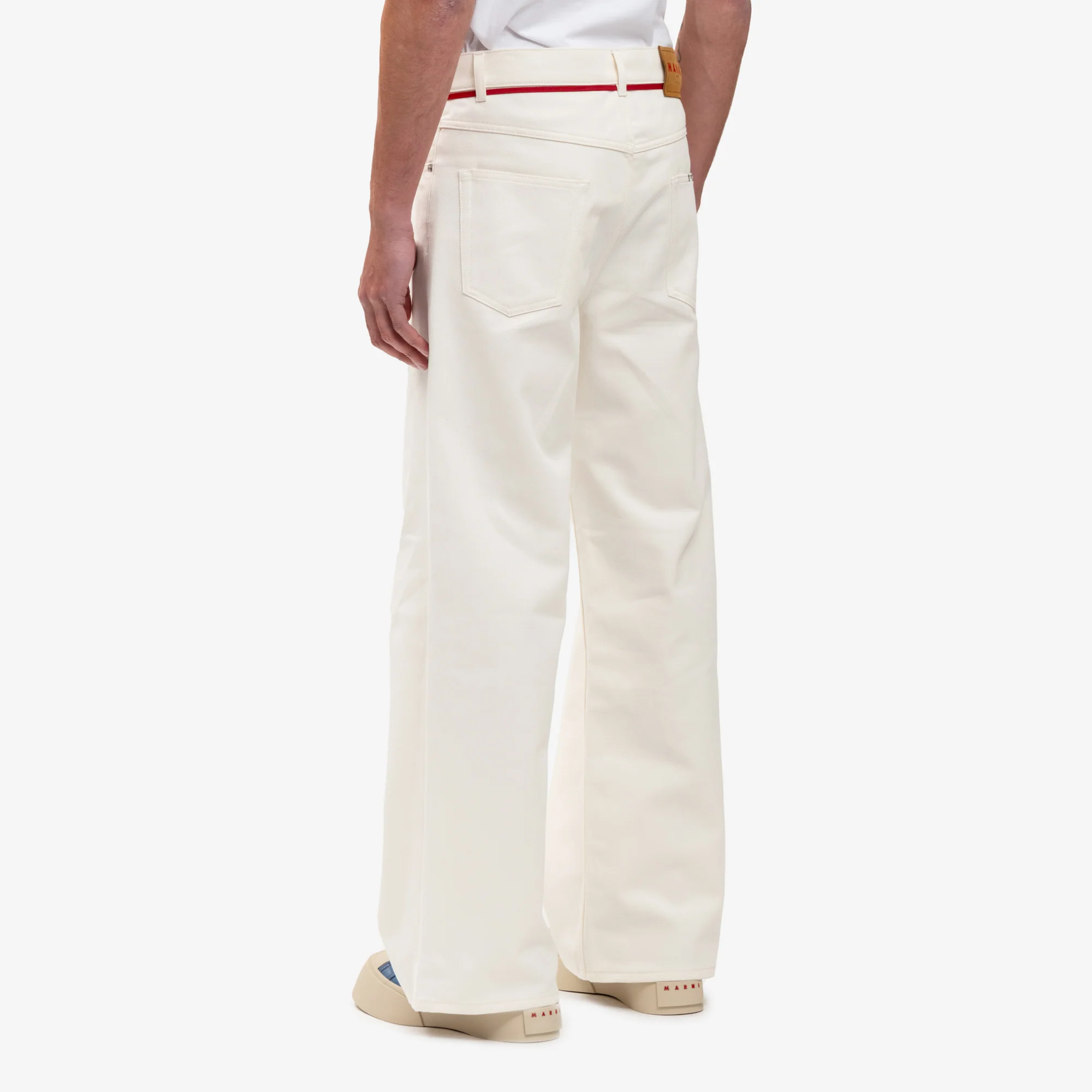 Stitch Logo Lace Belt Jeans - Image 5