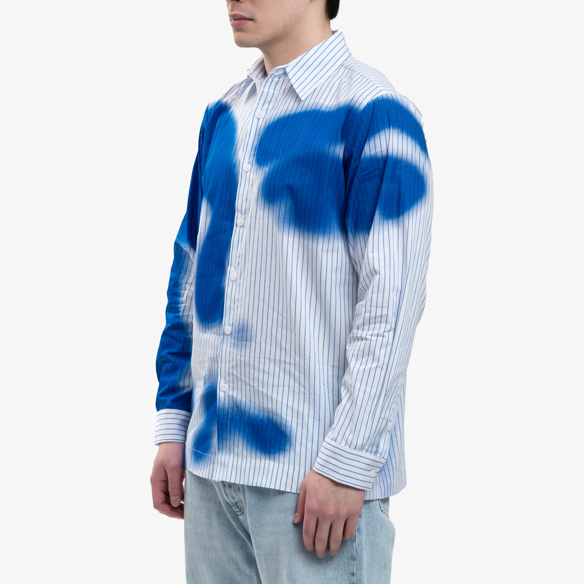 Stripe Blurry Face Shirt - Image 3
