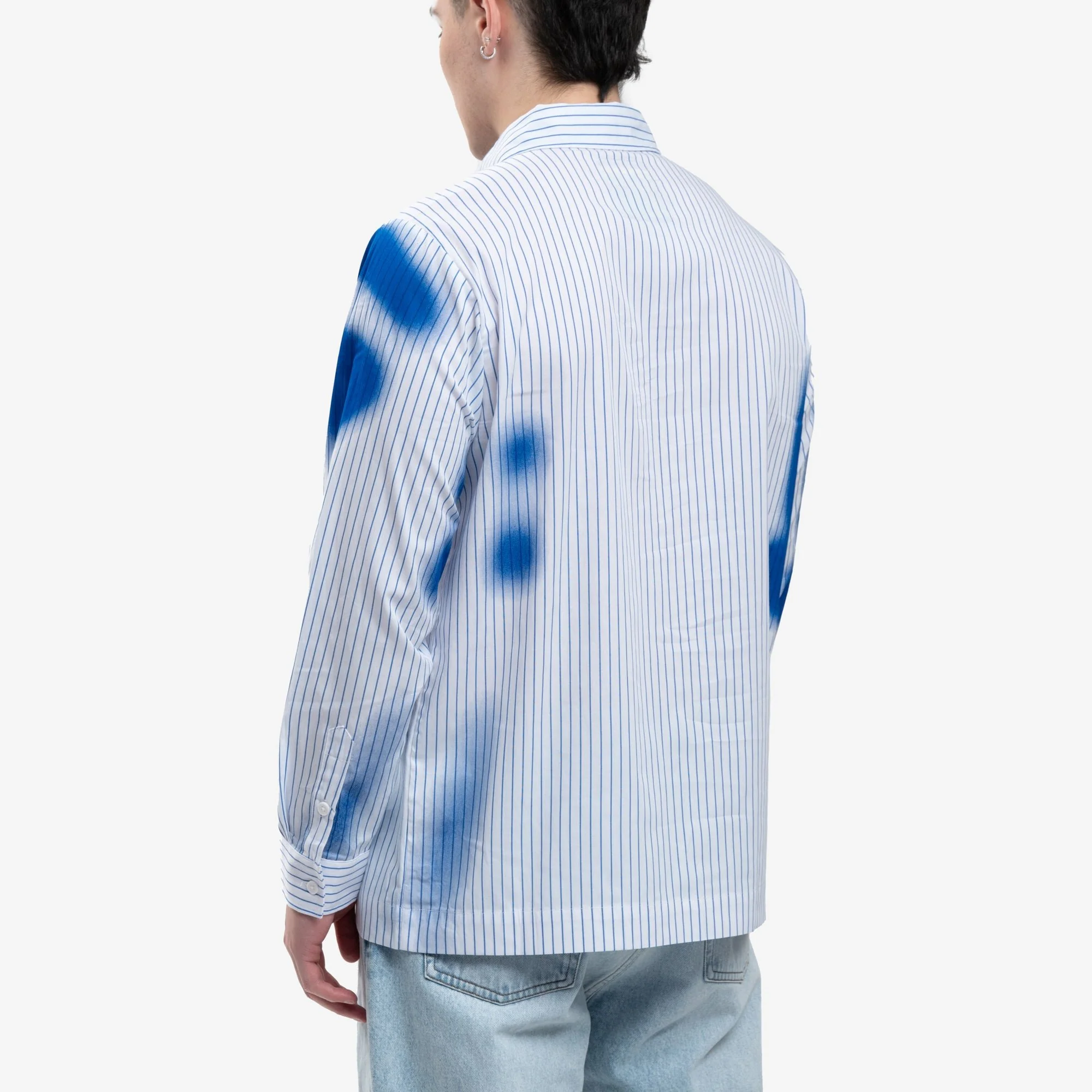 Stripe Blurry Face Shirt - Image 4