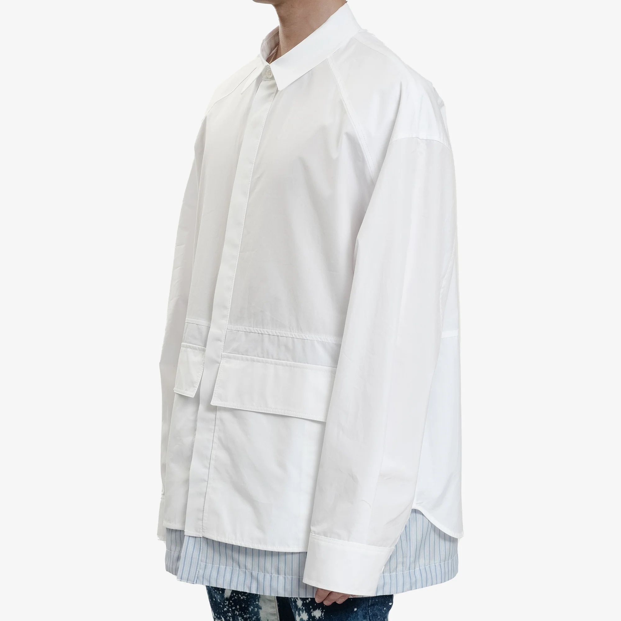 Stripe Layered Outershirt - Image 3