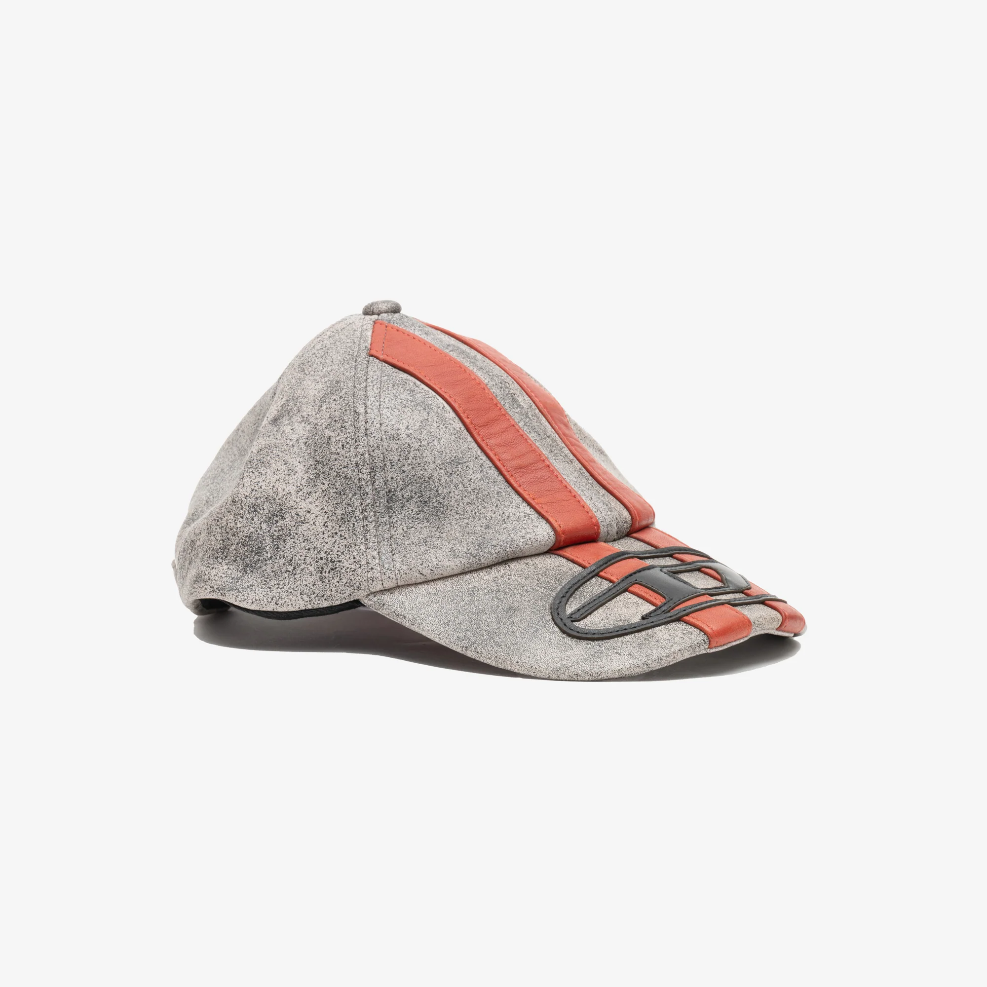 Stripe Leather Cap - Image 3